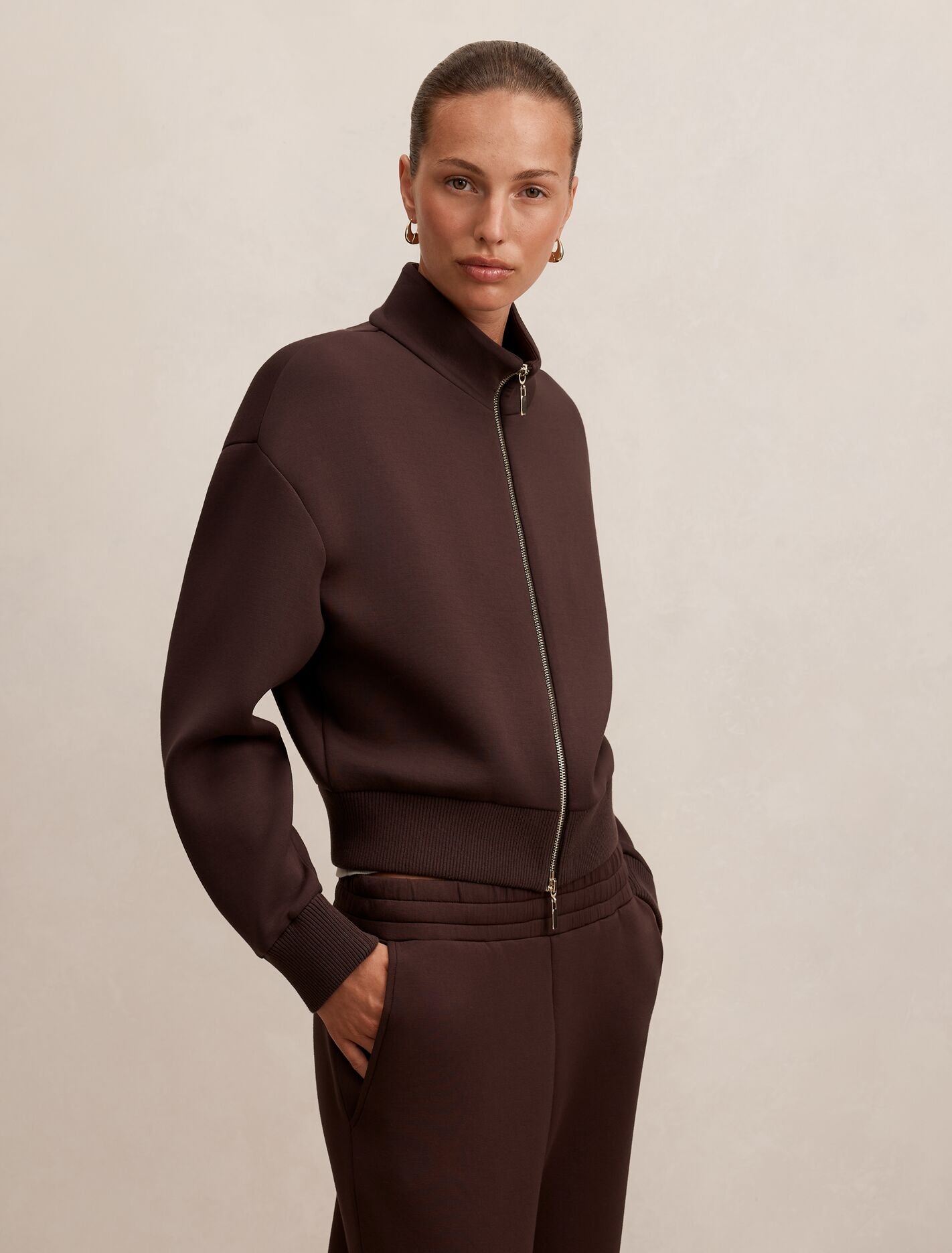 Hannah Zip Lounge Jacket Forever New