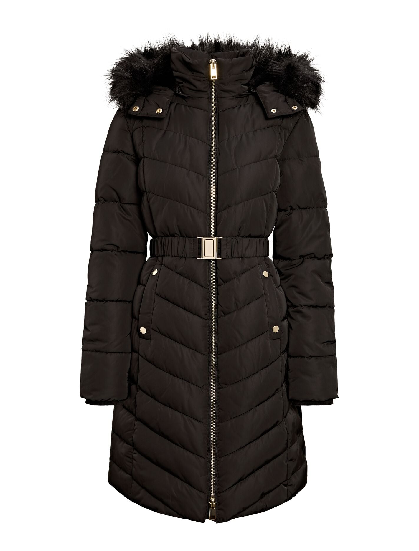 Layla Long Puffer Jacket Forever New