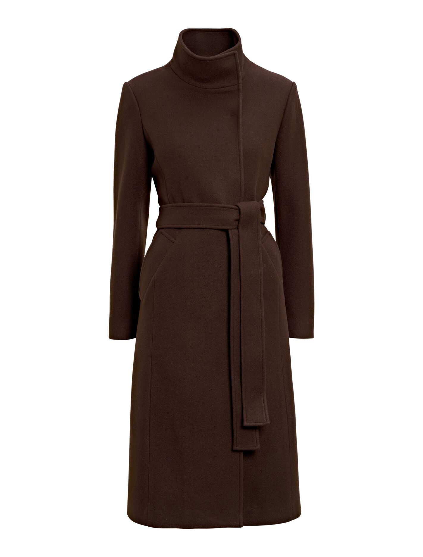 Phoebe Funnel Neck Coat Forever New