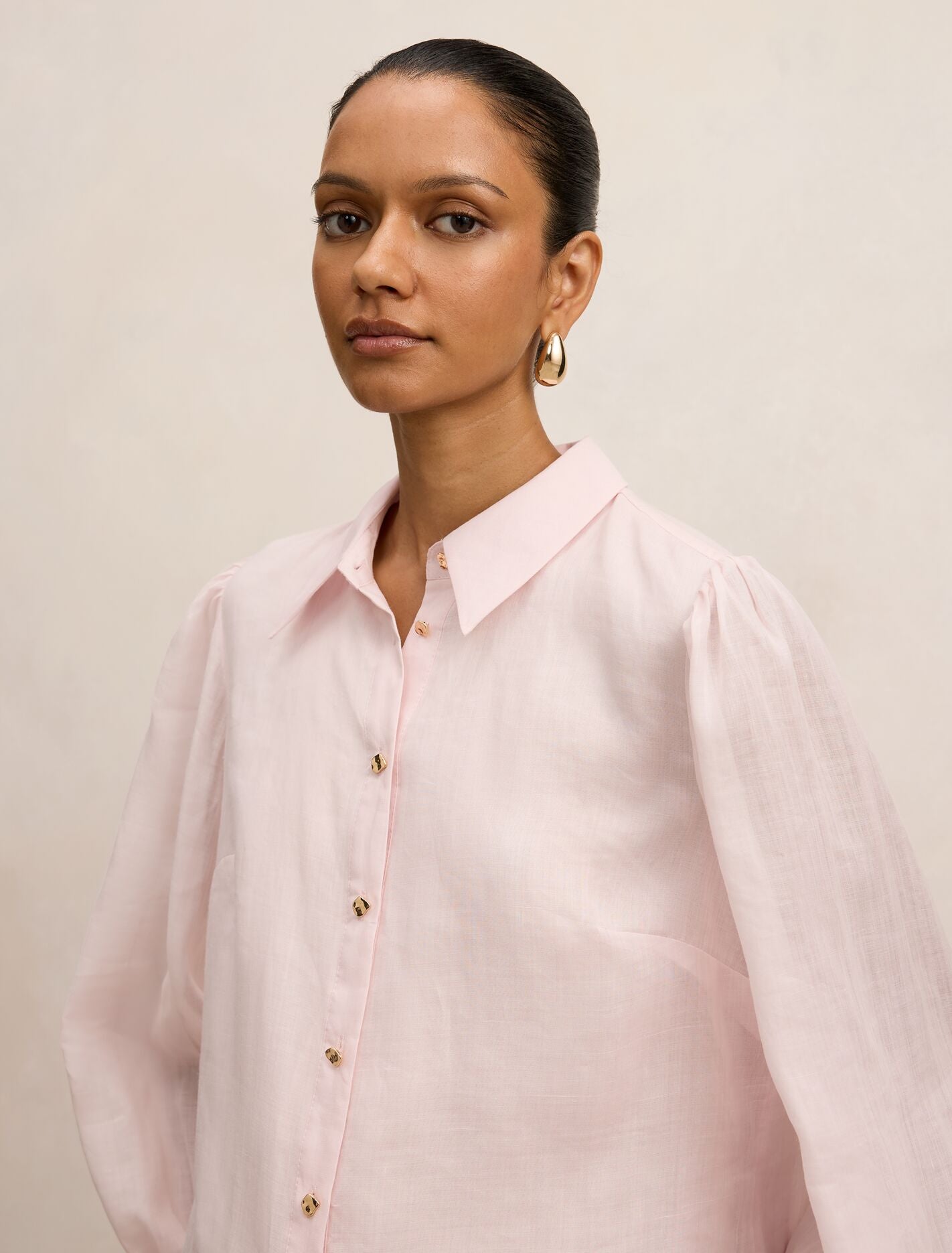 Davina Petite Long Sleeve Petite Blouse Forever New