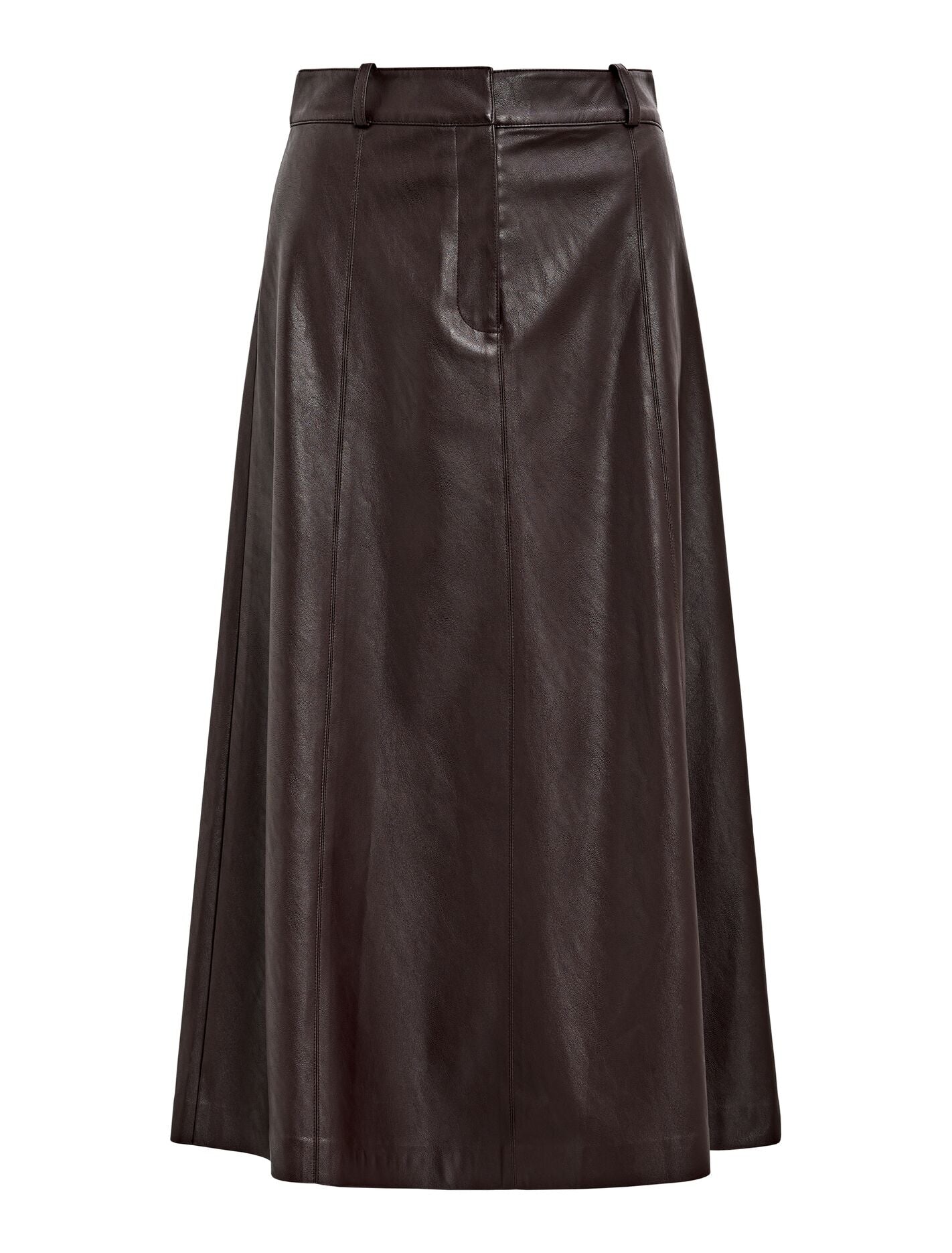 Isla Vegan Leather Midi Skirt Forever New