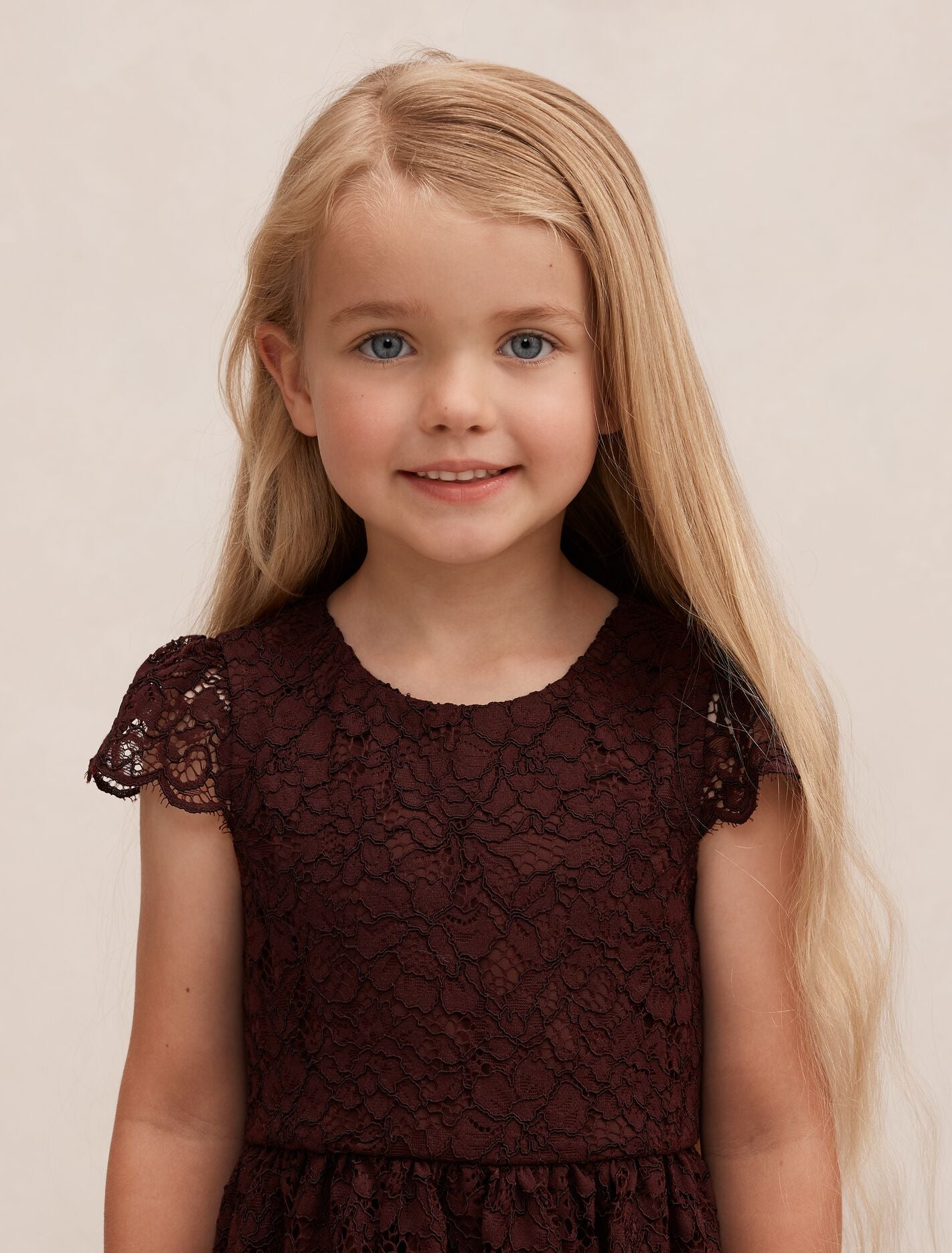 Opal Girls Lace Cap Sleeve Dress Forever New