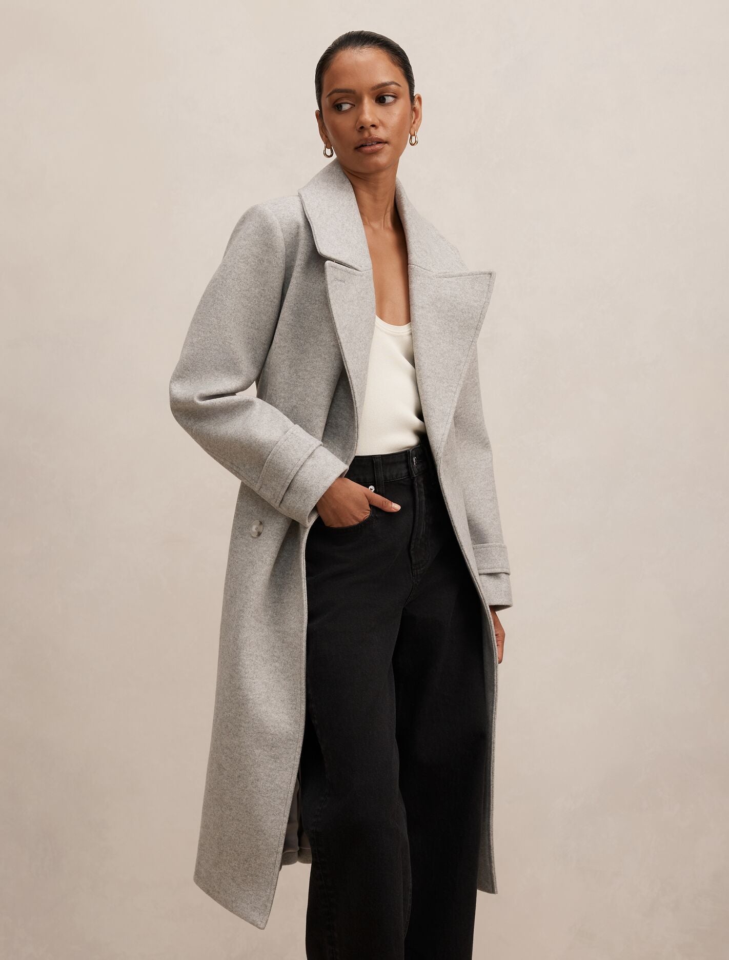 Sandy Petite Belted Coat Forever New