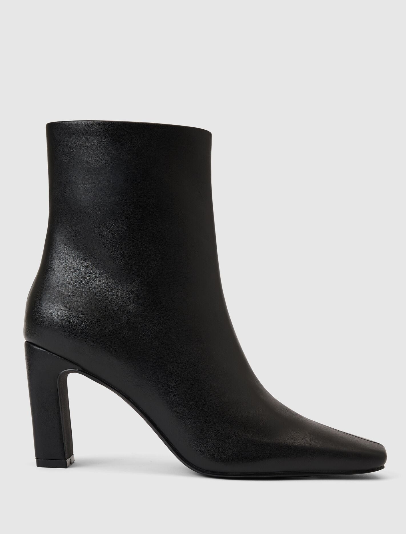 Sophie High Block Heel Ankle Boot Black Forever New