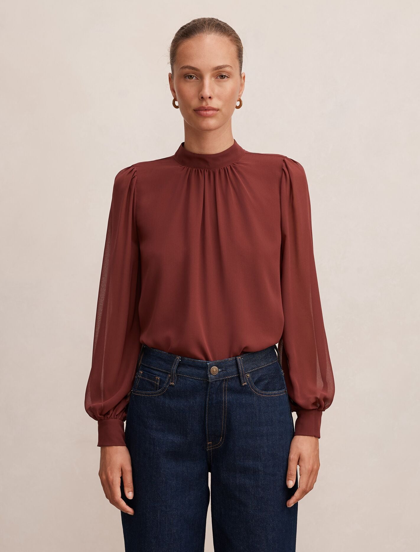 Deja Sheer Blouse