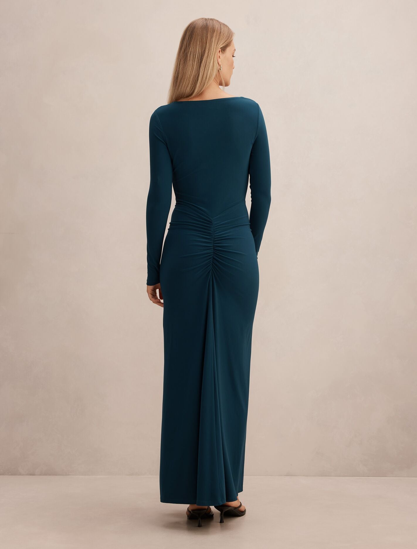 Avery Ruched Jersey Maxi Dress Forever New