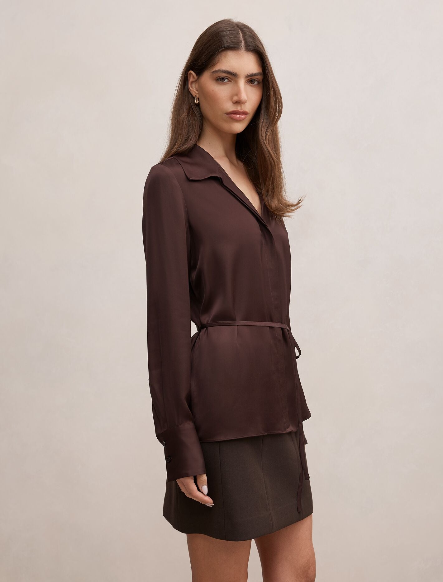 Arlo Waist Tie Shirt Forever New