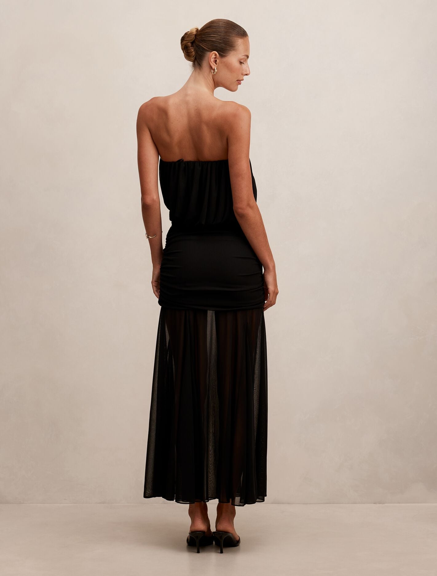 Lyra Bandeau Draped Maxi Dress Forever New
