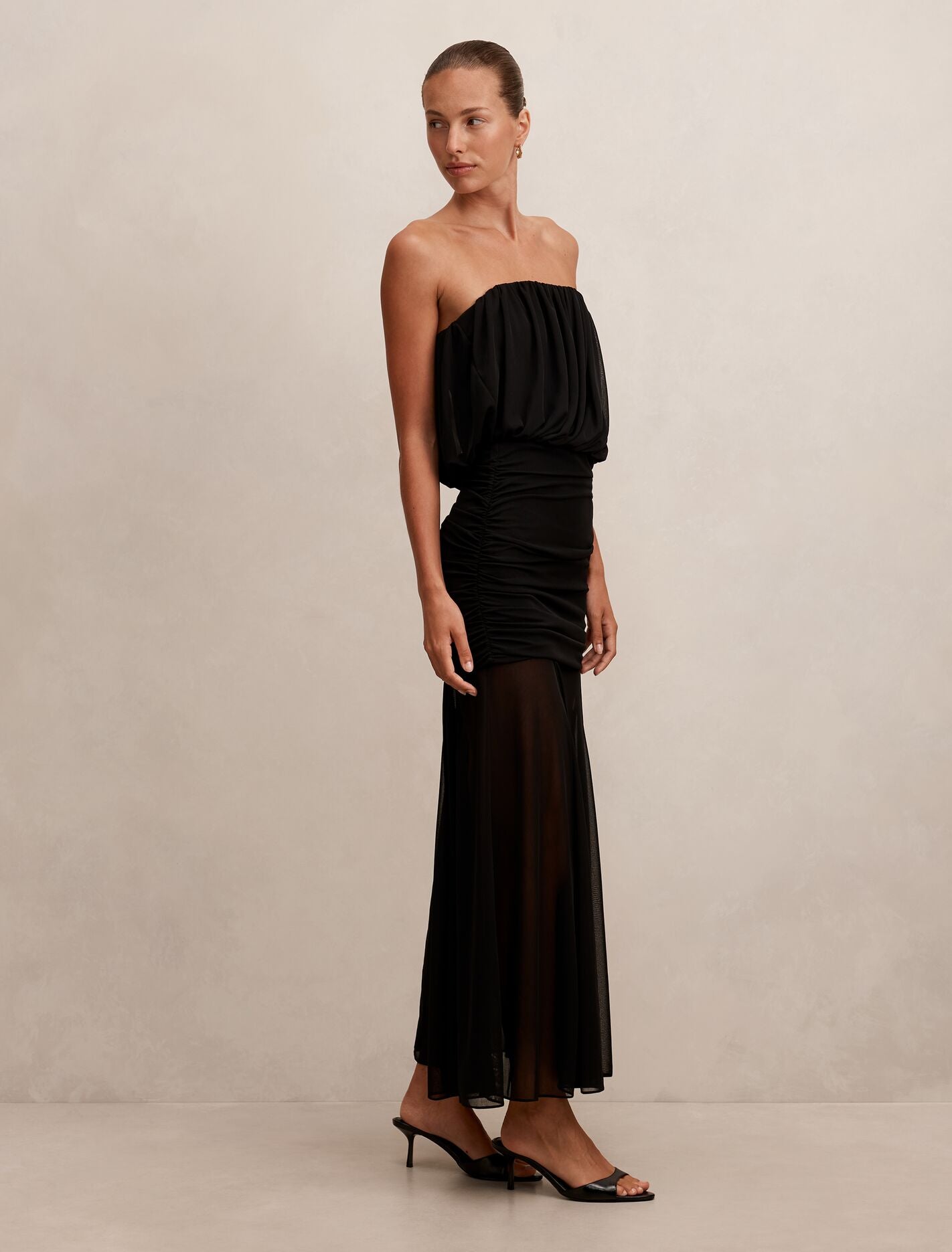 Lyra Bandeau Draped Maxi Dress Forever New