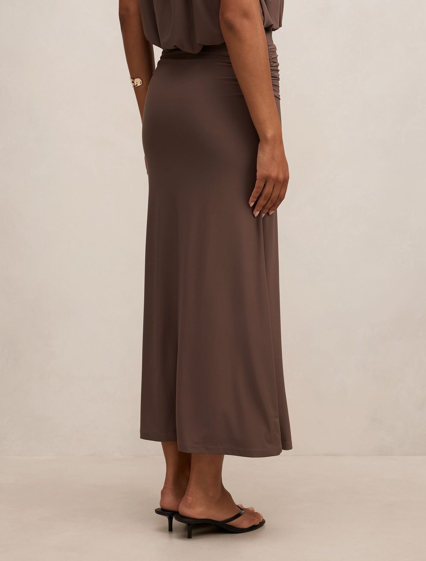 Sutton Flute Maxi Skirt Forever New