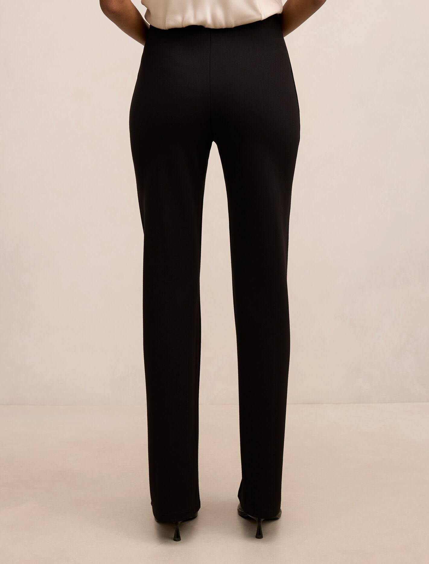 Piper Petite Ponte Straight Leg Pants Forever New