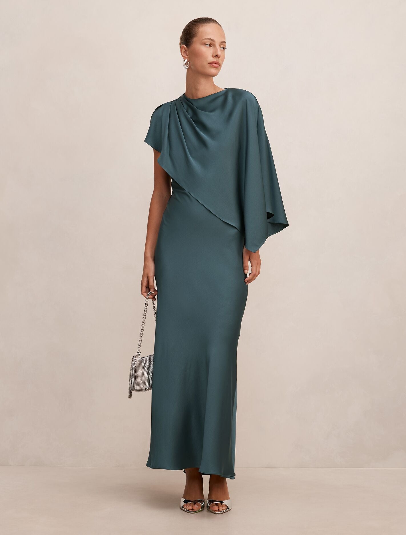 Zinnia Cape Maxi Dress Forever New
