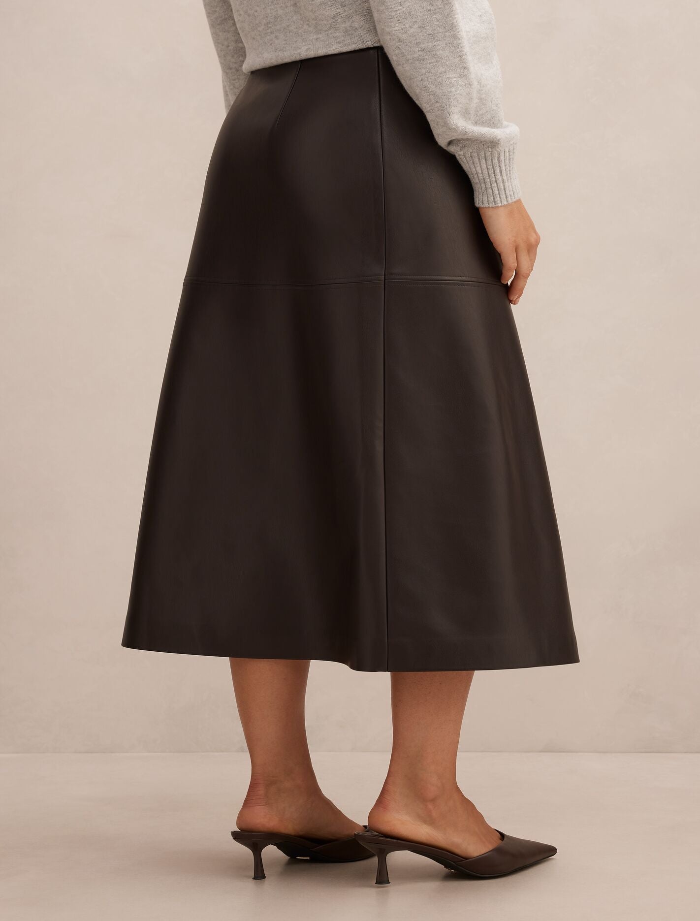 Amelia Pu Wrap Skirt Forever New