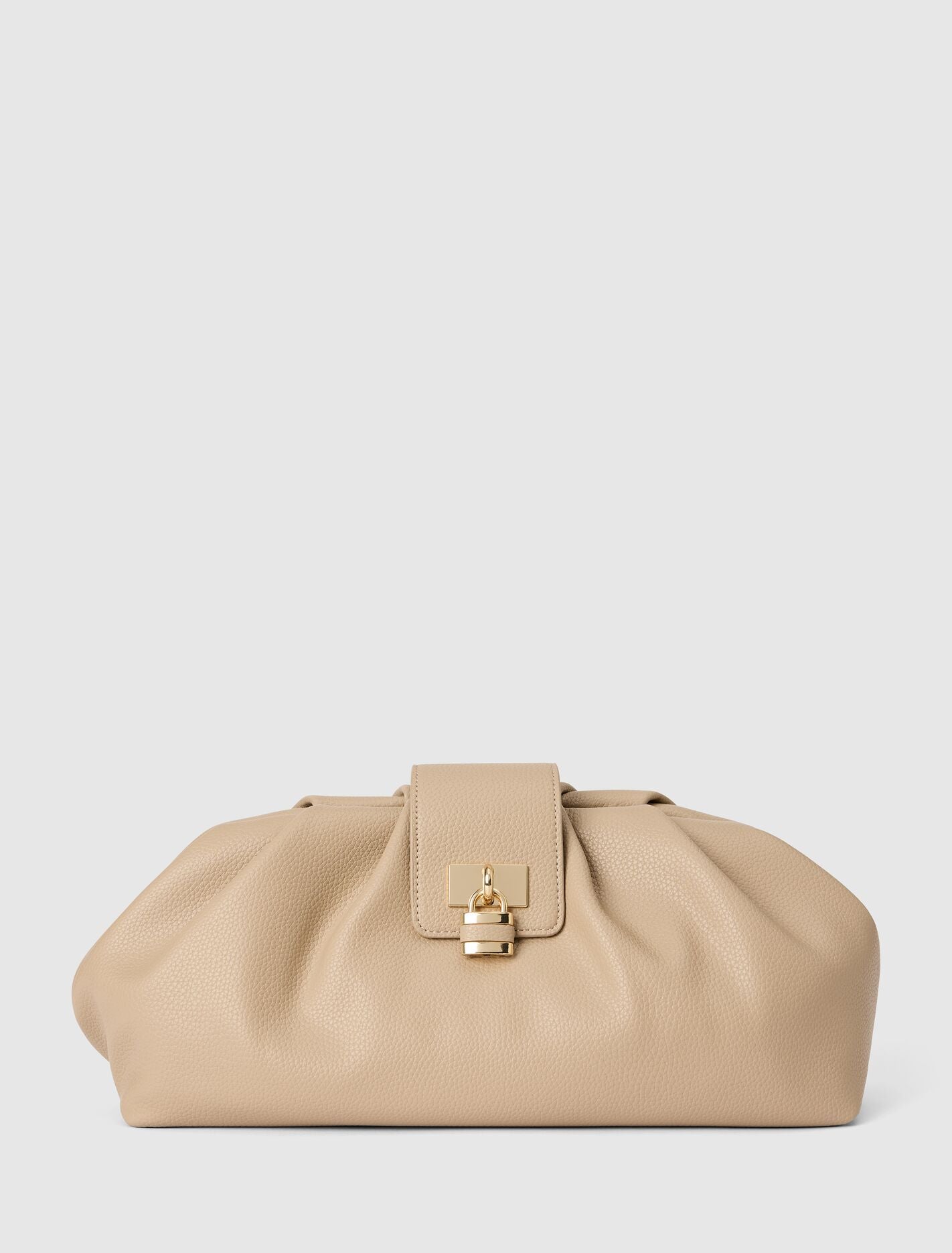 Portia Padlock Soft Clutch Forever New