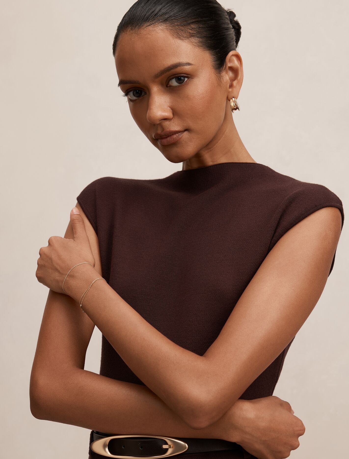 Lorelei Petite Woven Mixed Midi Dress Forever New