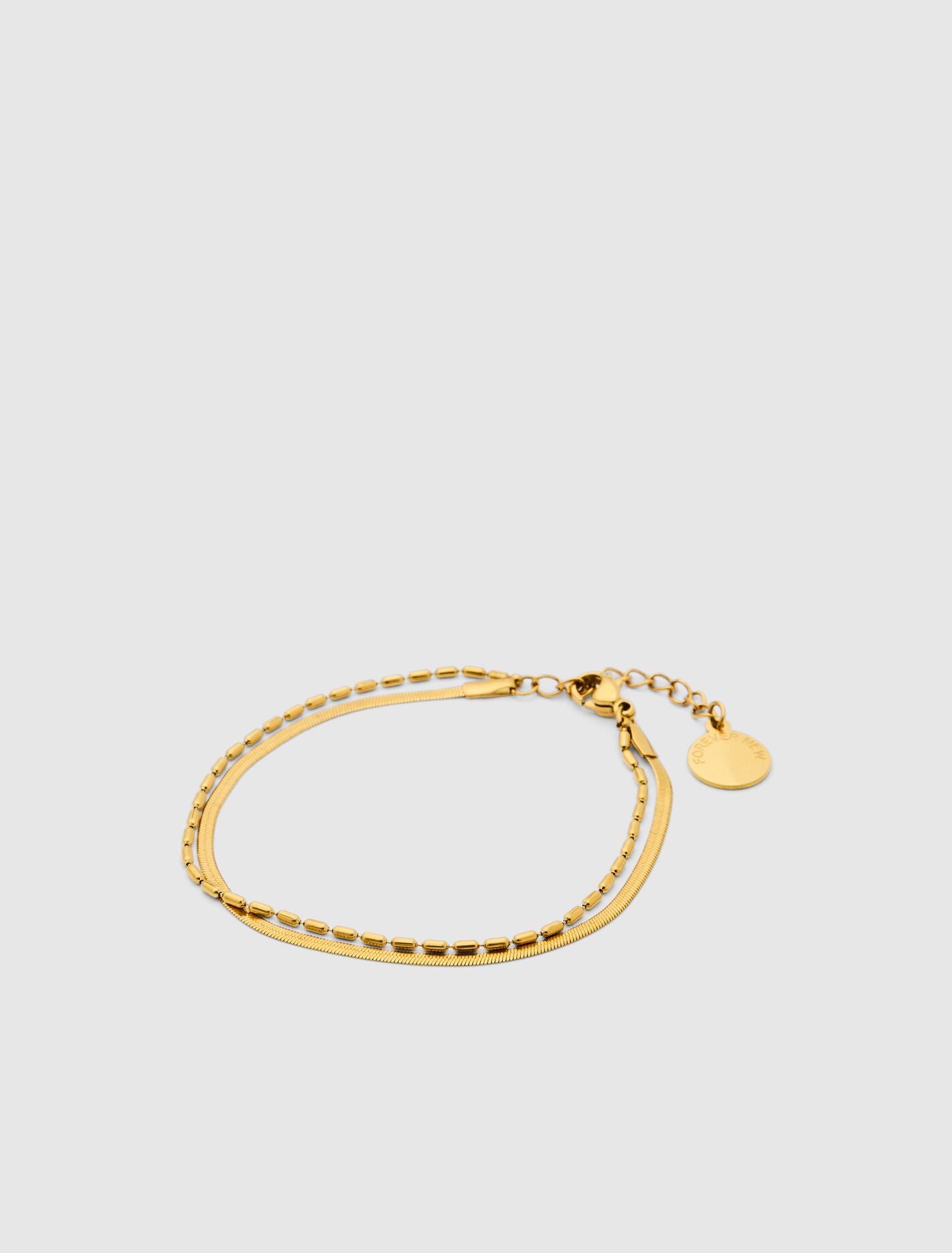 Shani Snake Chain Layered Bracelet 0 Gold Plated Forever New