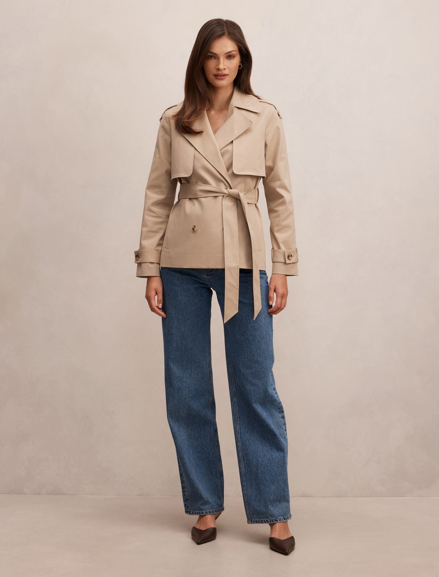 Teagan Short Trench Coat Forever New