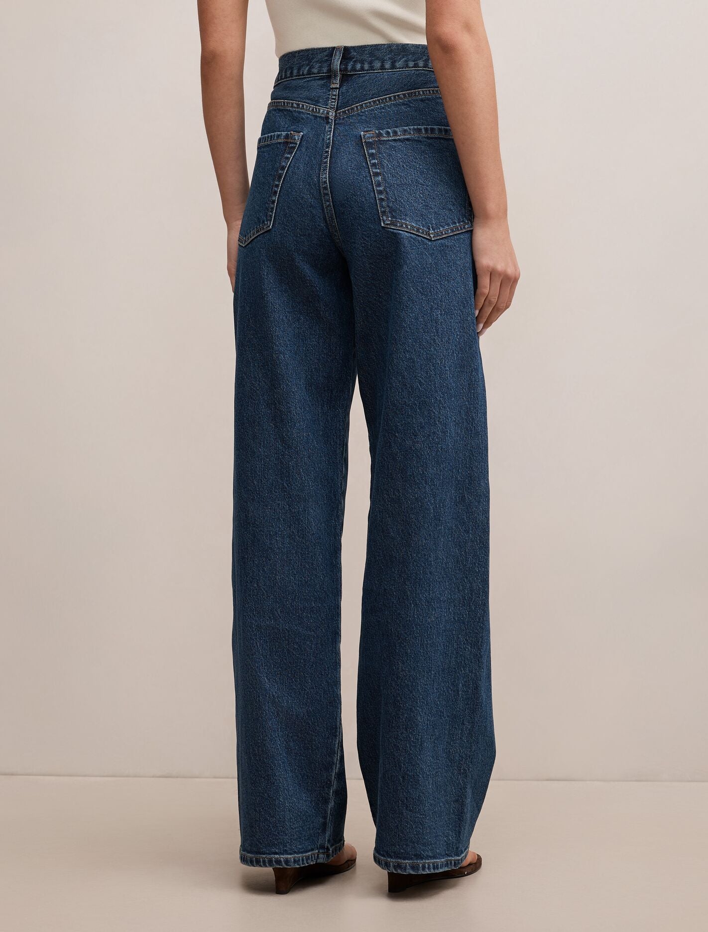 Kate Twisted Seam Wide Leg Jeans Forever New