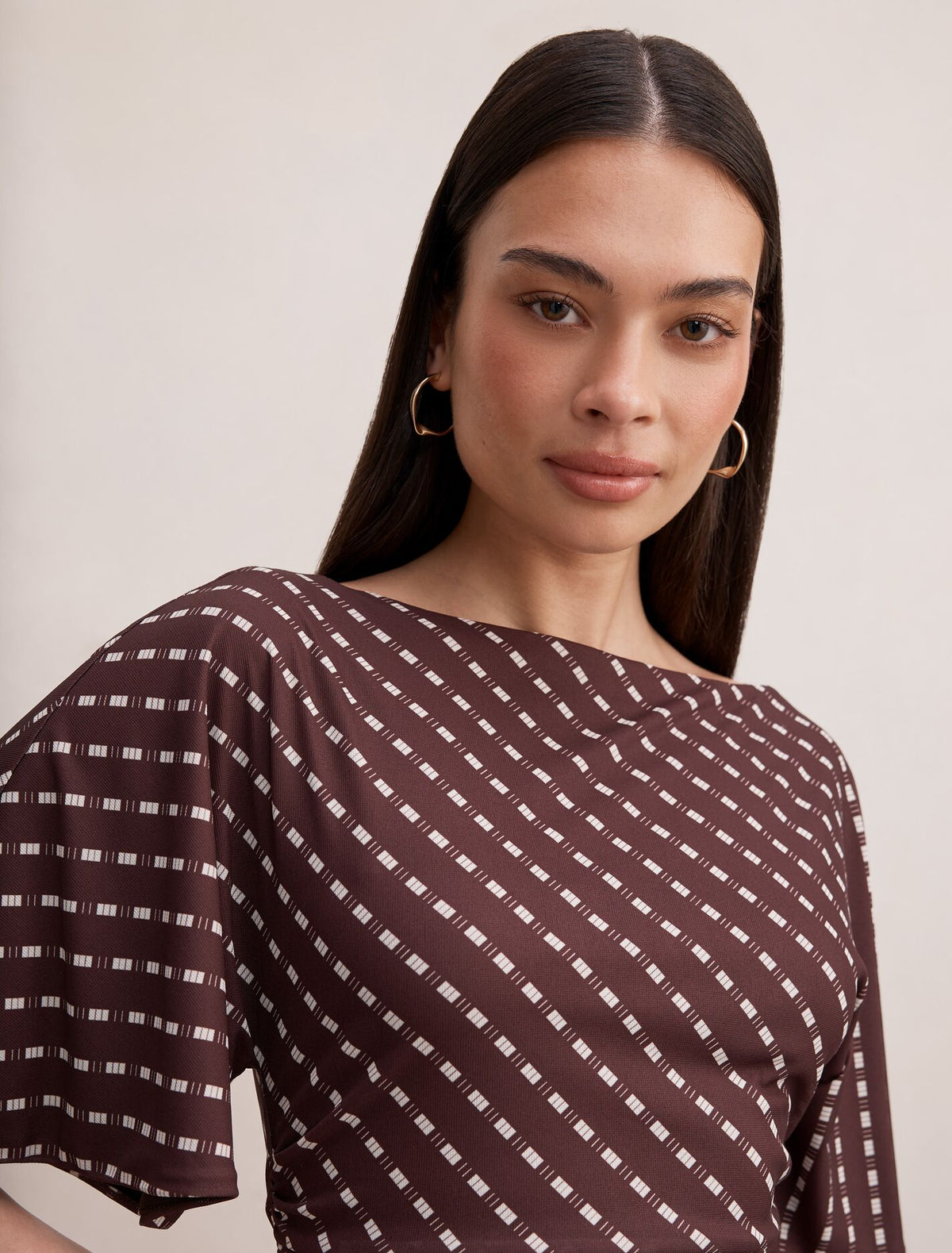 Paige Flutter Sleeve Tie Back Top Forever New