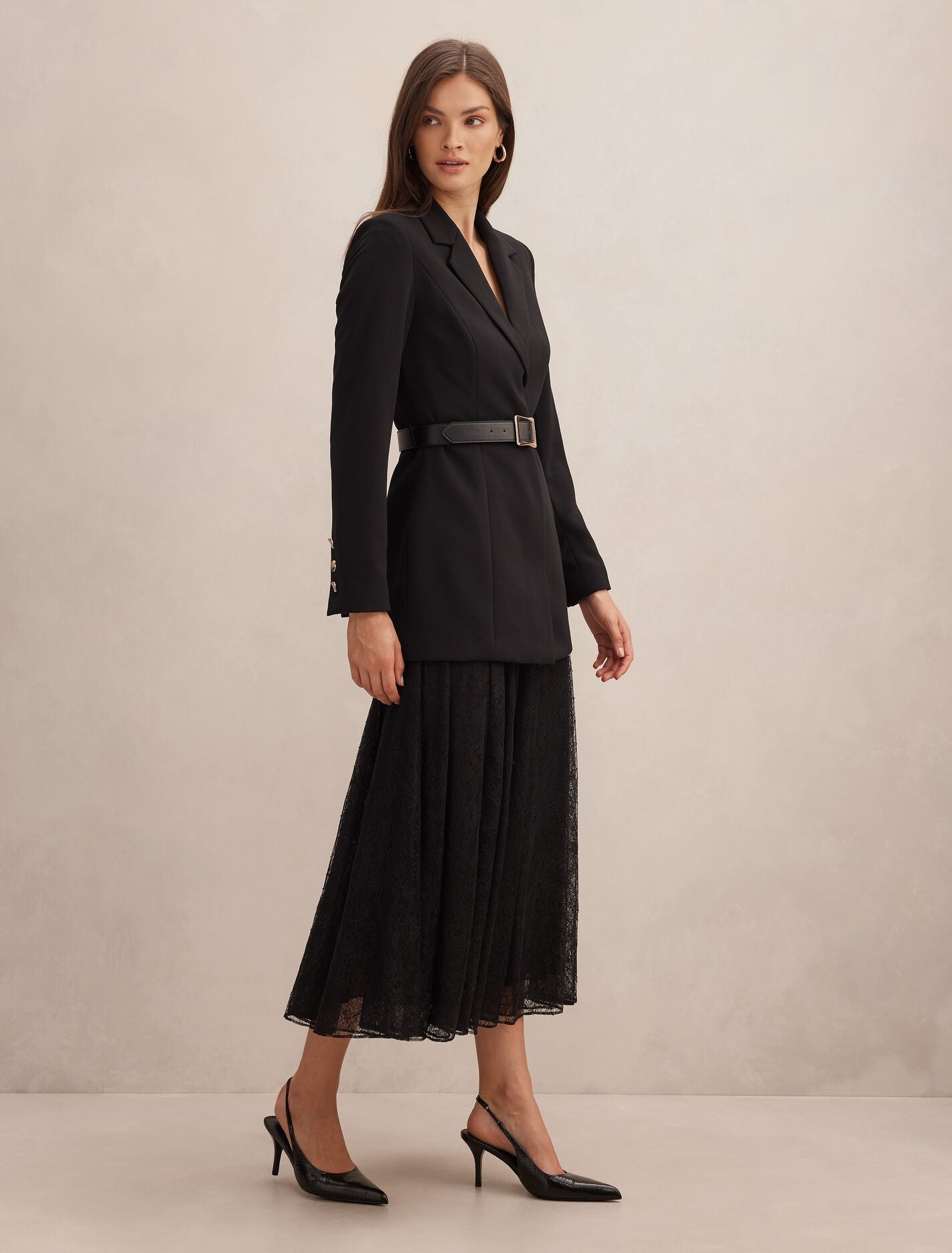 Fallon Lined Blazer 2 In 1 Lace Dress Forever New