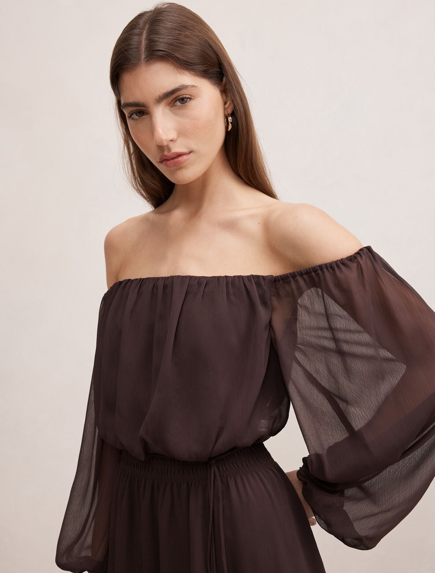 Elodie Off Shoulder Midi Dress Forever New