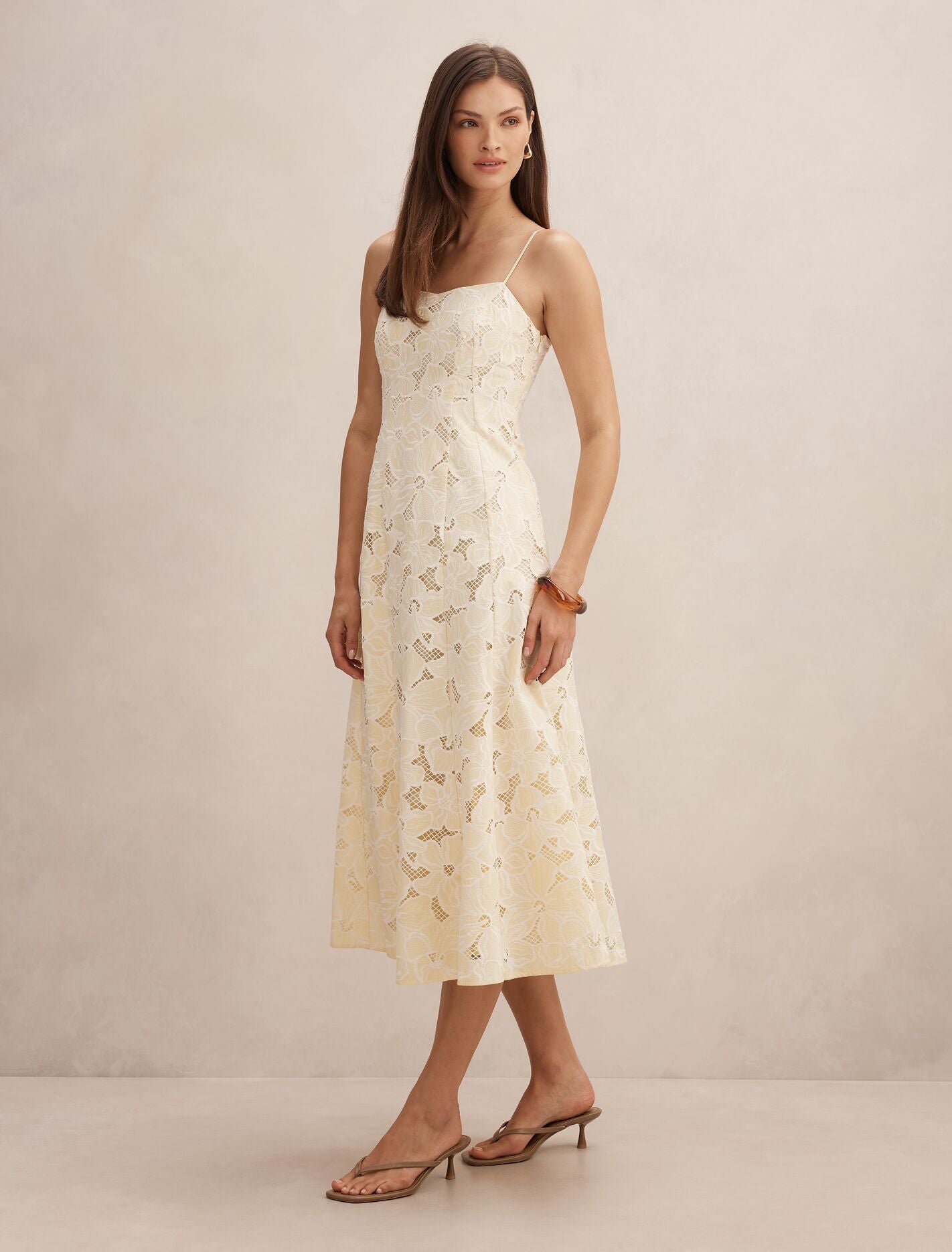 Millie Embroidered Midi Dress Forever New