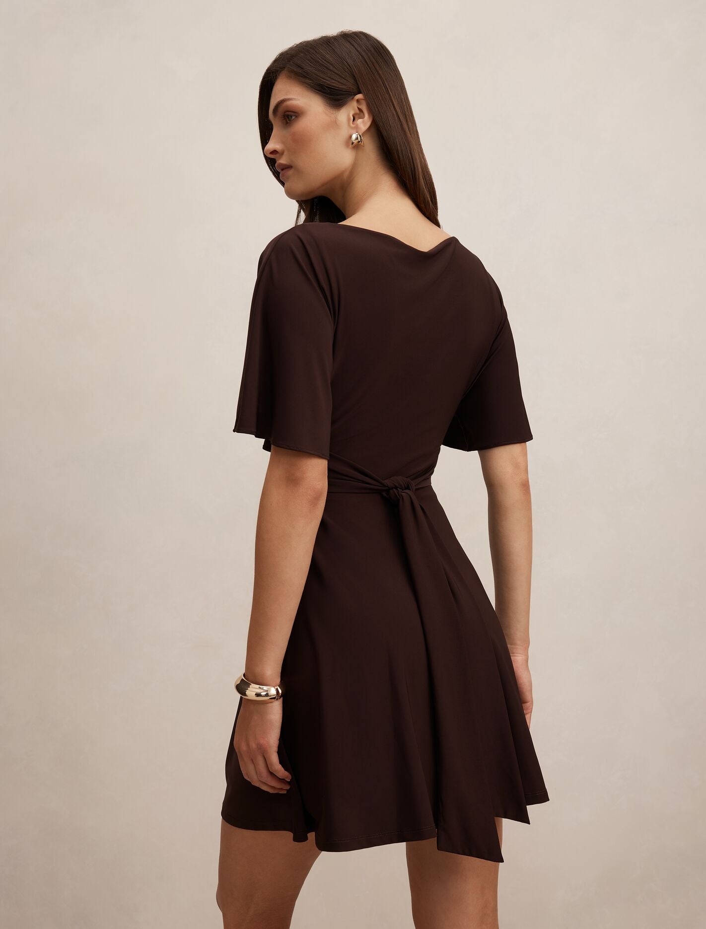 Cora T-Shirt Tie Mini Dress Forever New