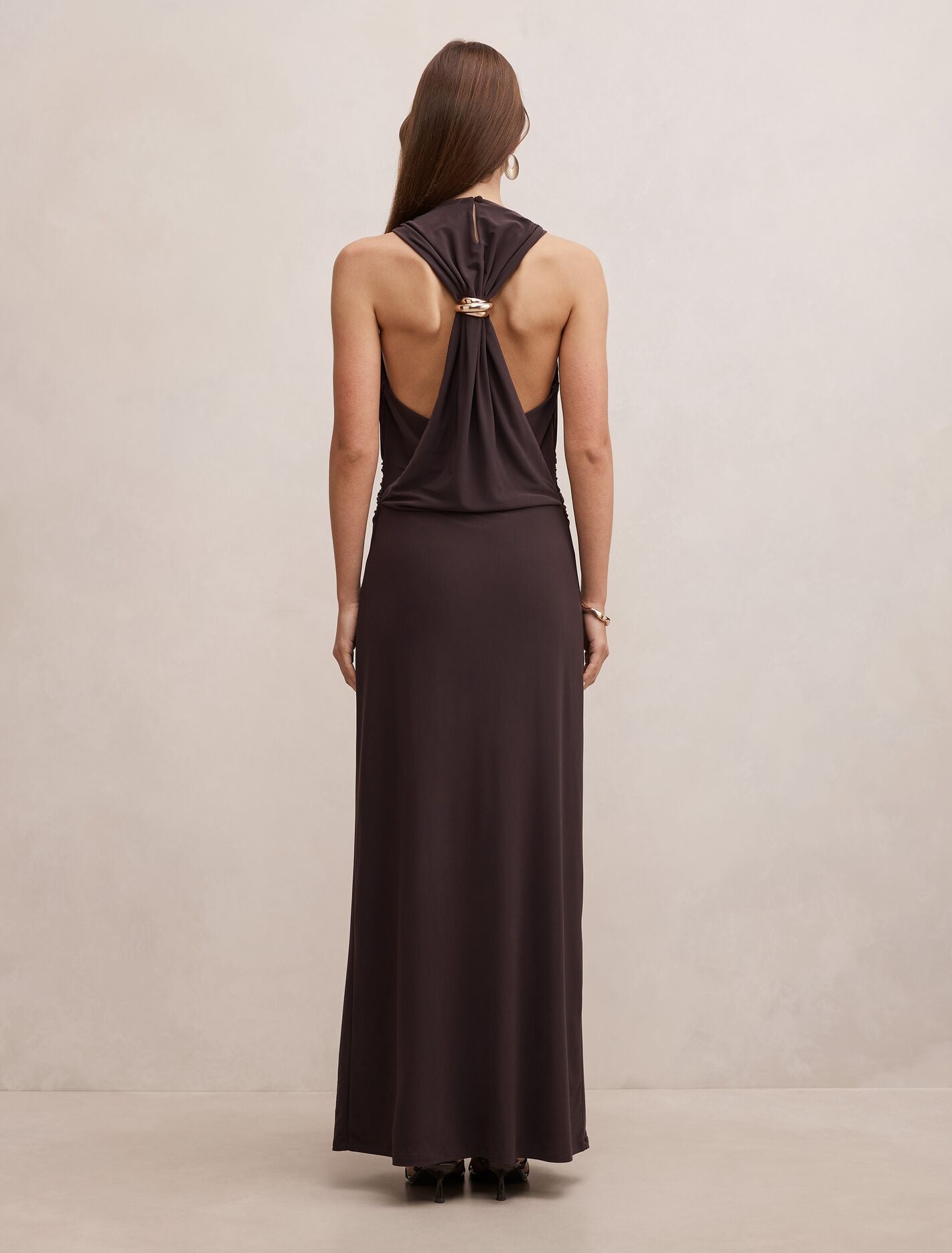 Jae Bubble Back Hardware Maxi Dress Forever New