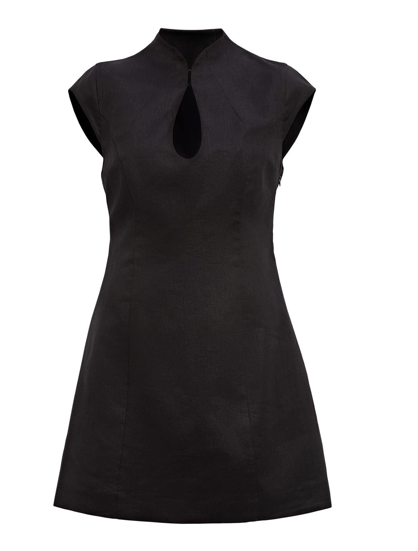 Eliza Sculpted Linen Mini Dress Forever New