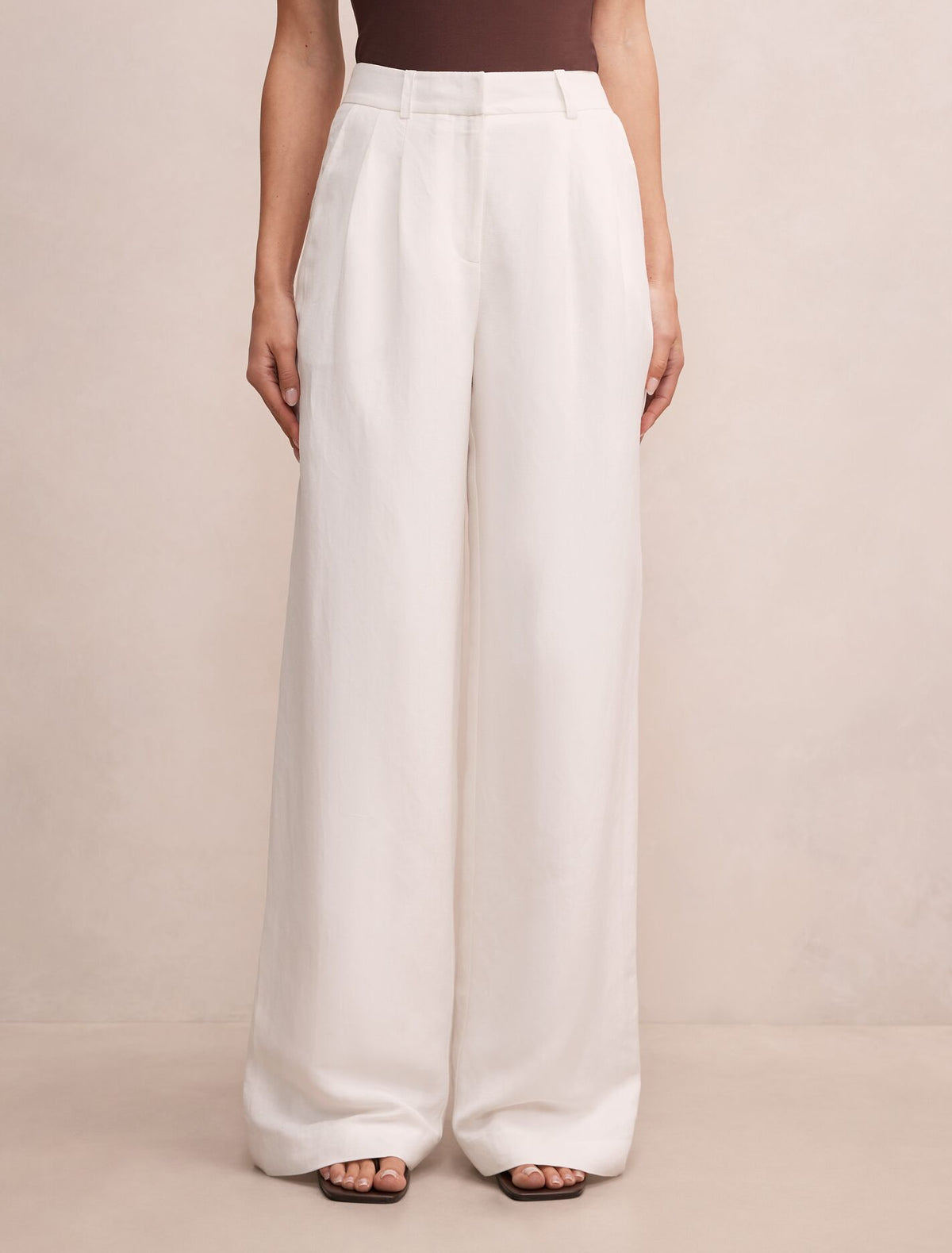 Eva Linen Wide Leg Pants Forever New
