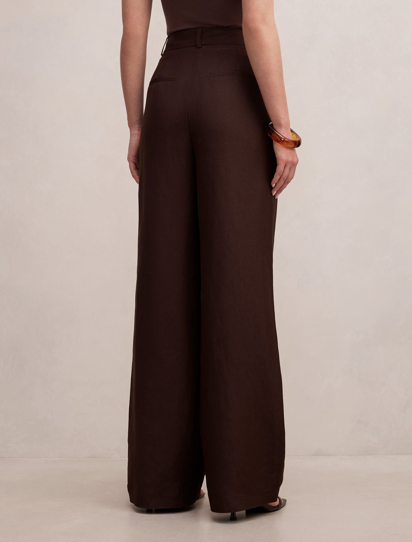 Eva Linen Wide Leg Pants Forever New