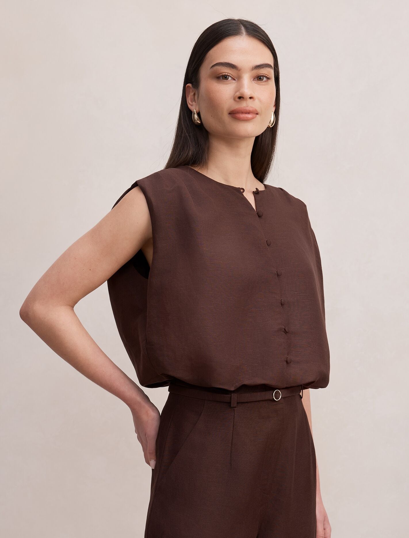 Naia Bubble Hem Top Forever New