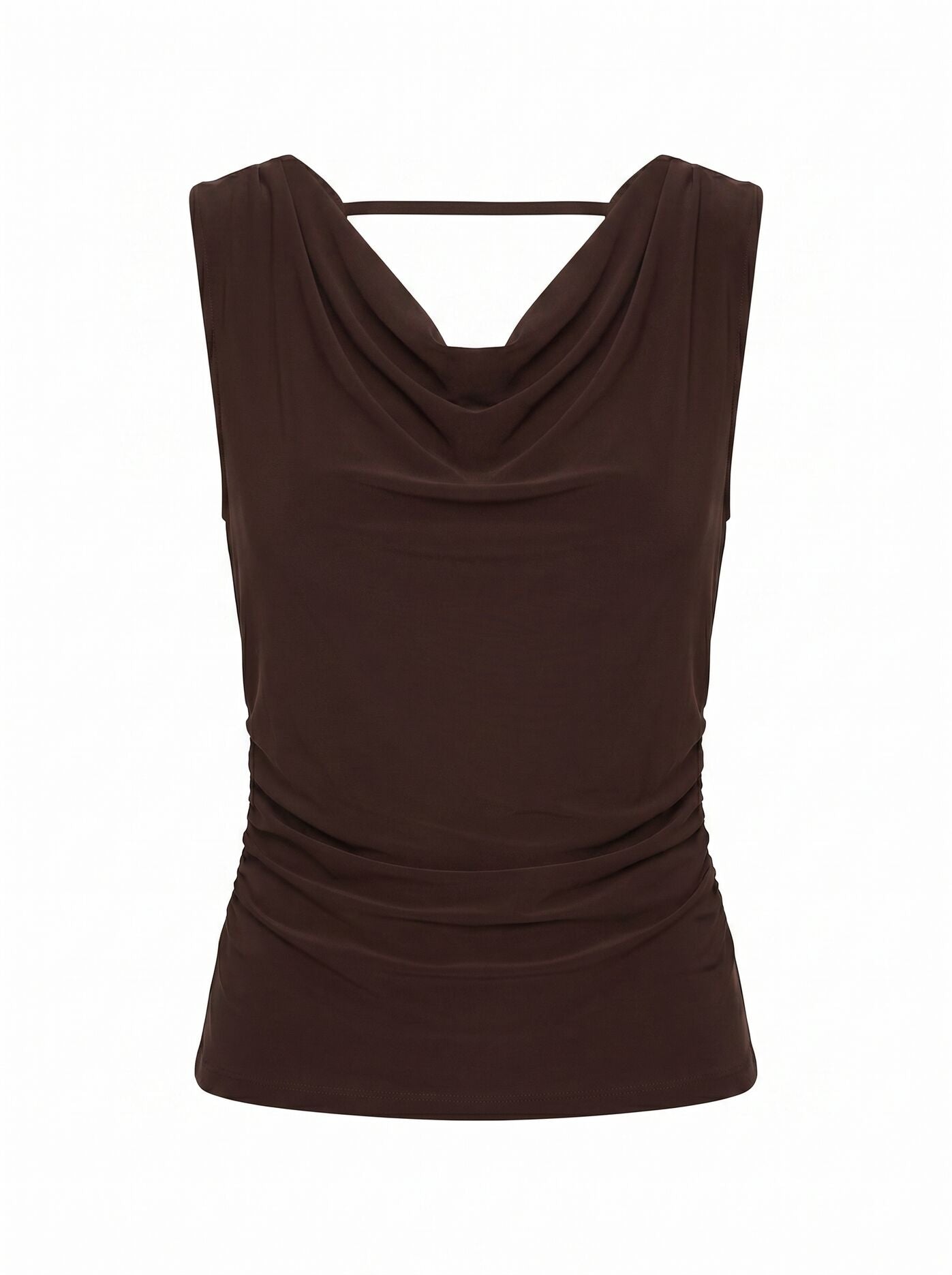 Ada Petite Drape Cowl Back Top Forever New