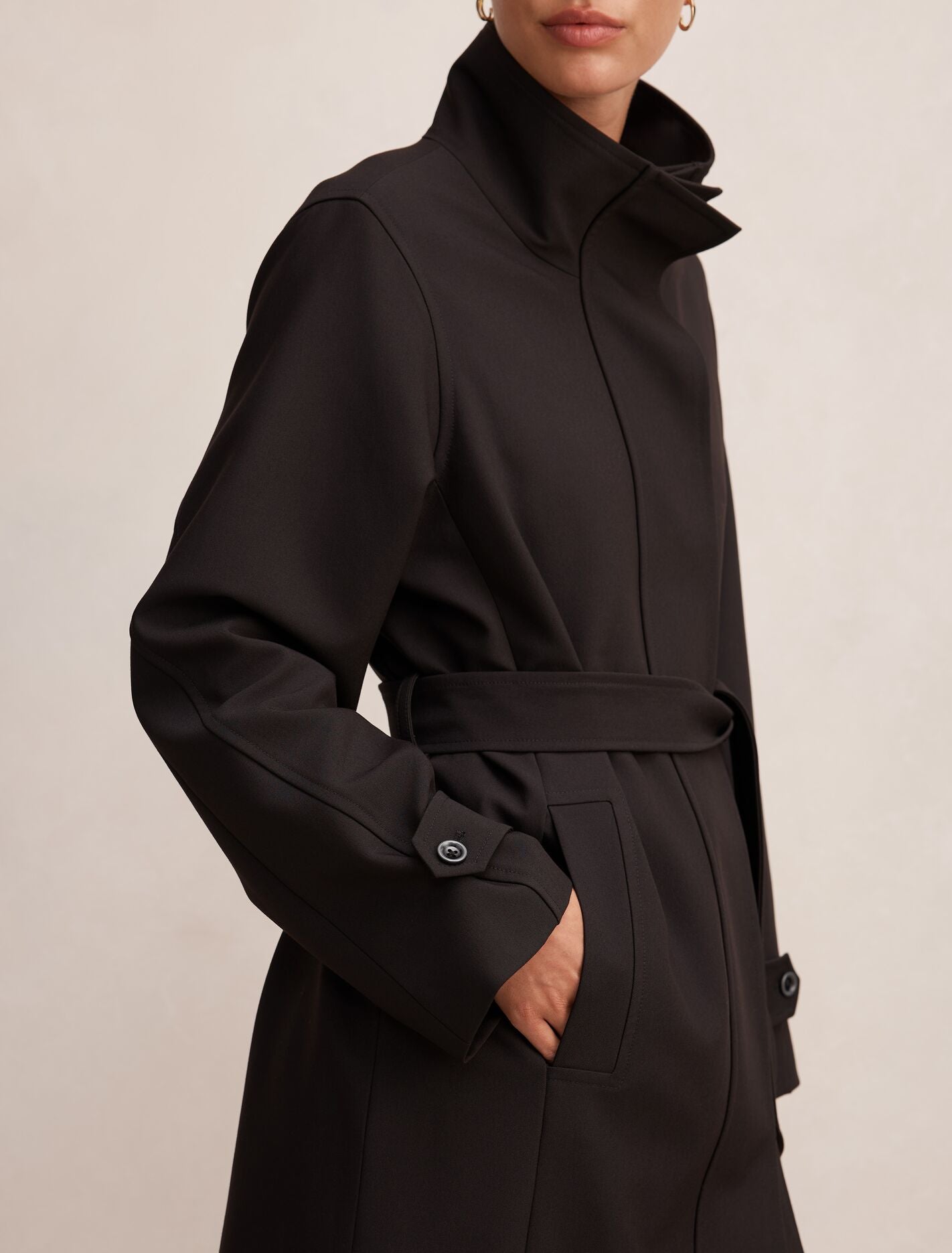 Florence Funnel Neck Trench Coat Forever New