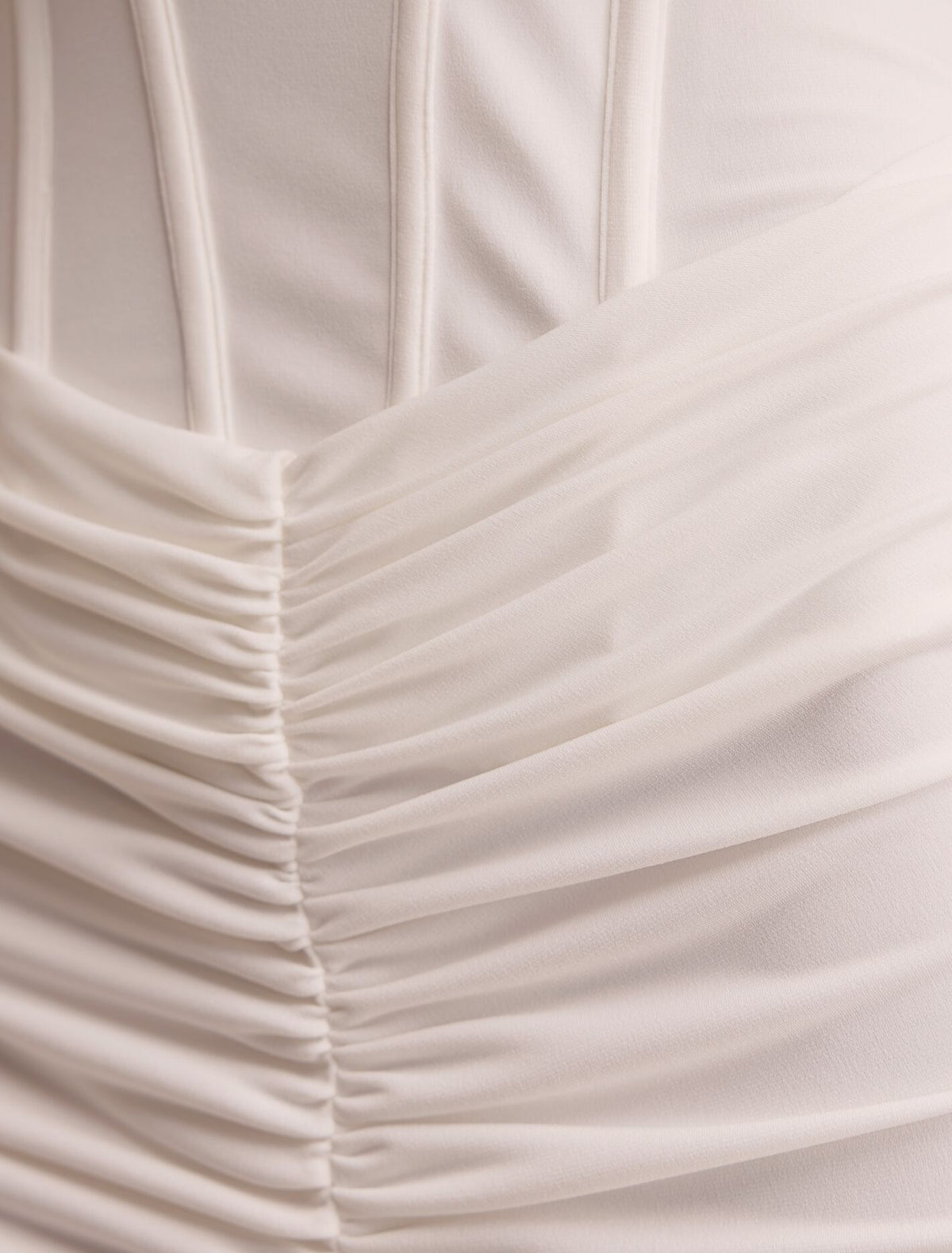 Ania Ruched Bardot Maxi Dress