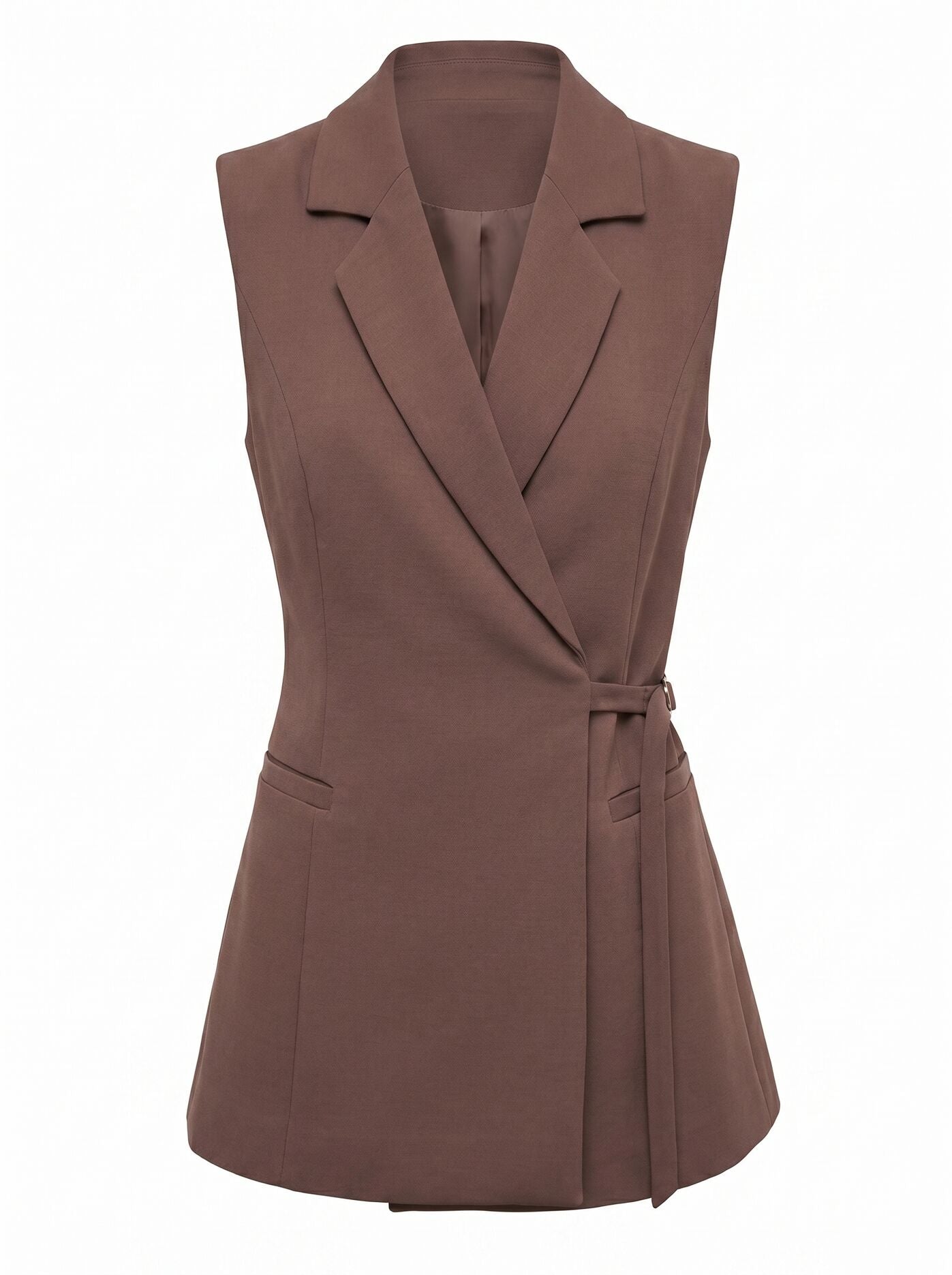Demi Tie Sleeveless Blazer Forever New