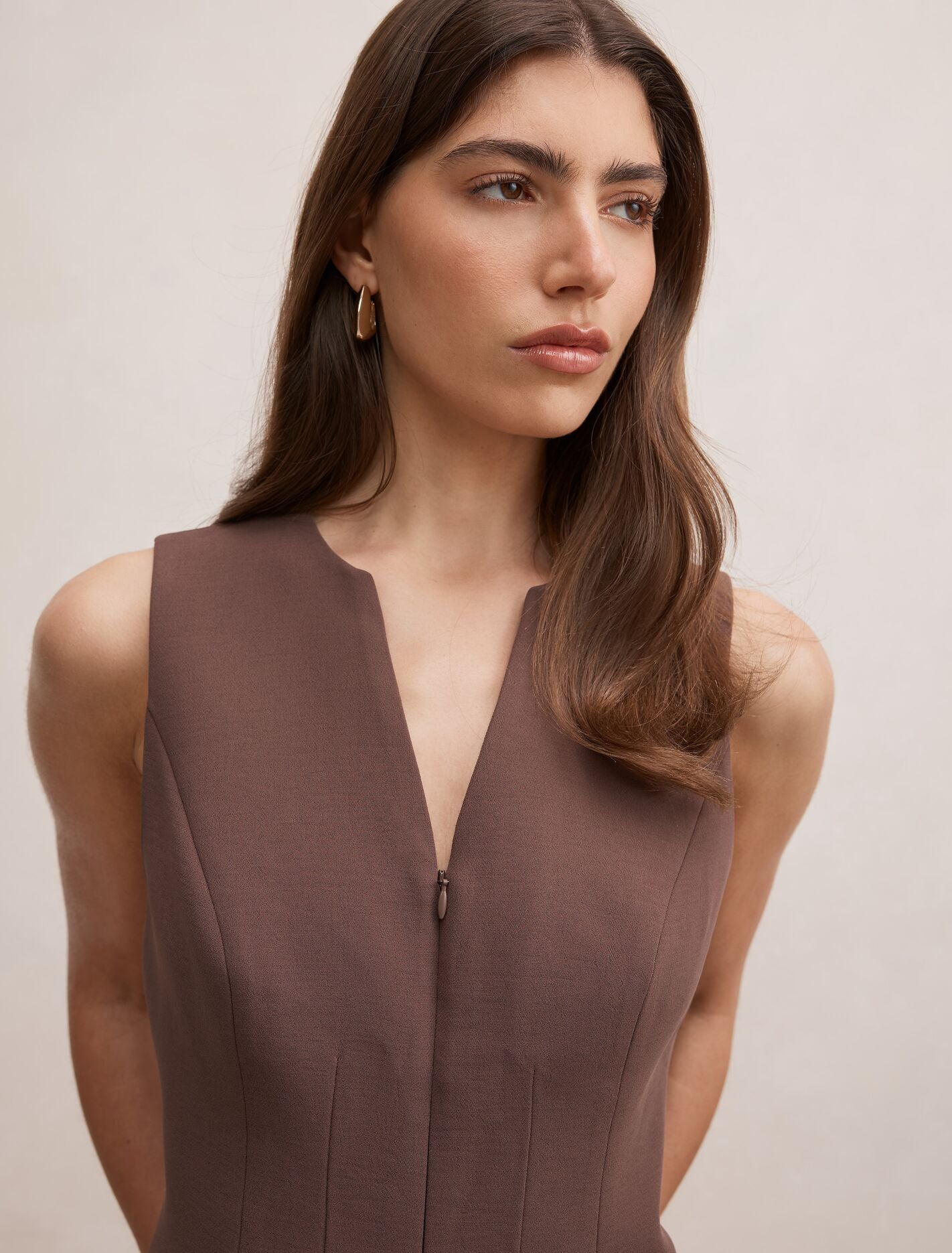Drew Zip Front Top Forever New