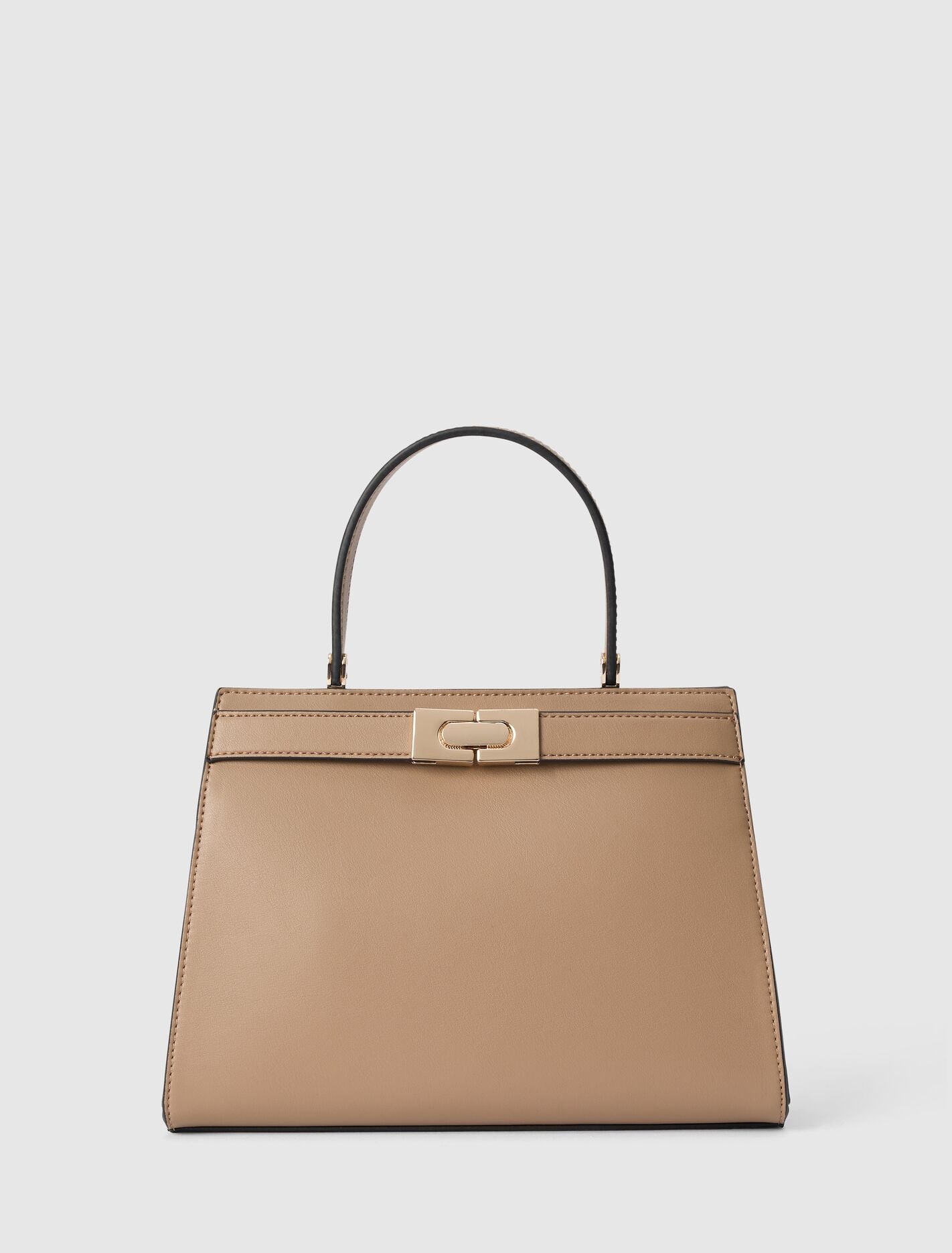 Lara Small Lady Top Handle Bag 0 Mink Forever New
