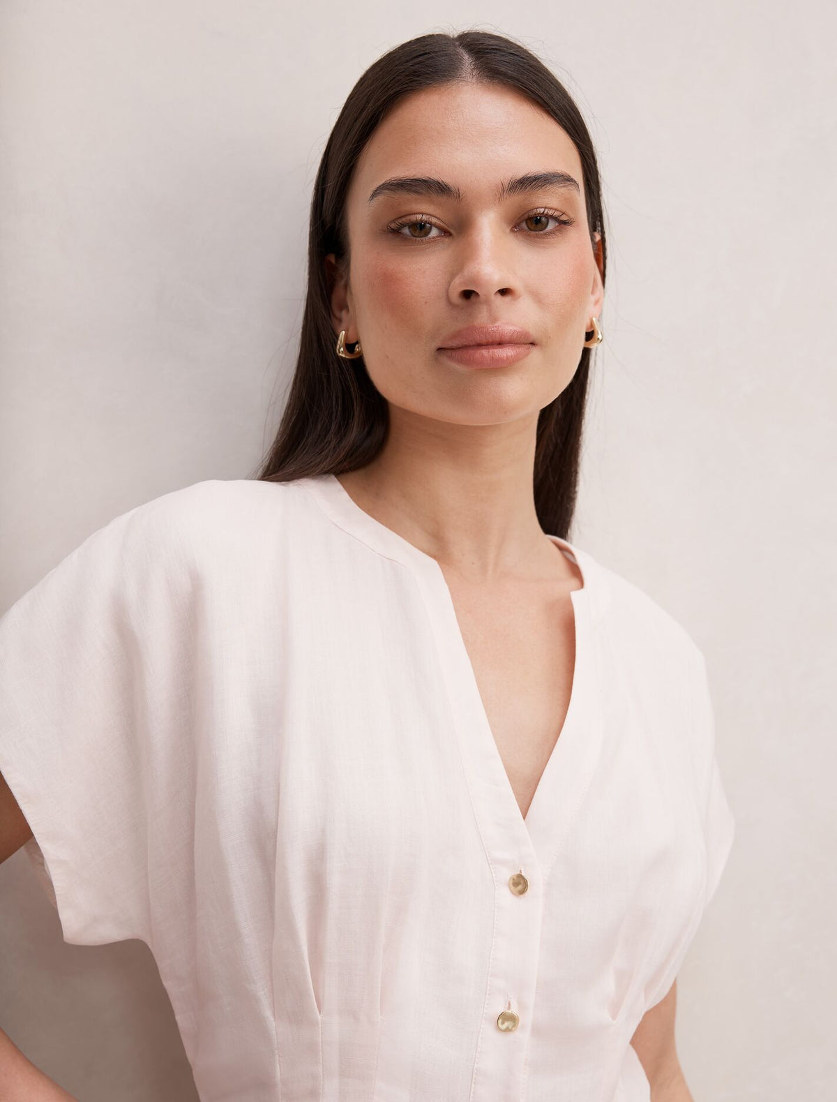 Jemma V Neck Blouse Forever New