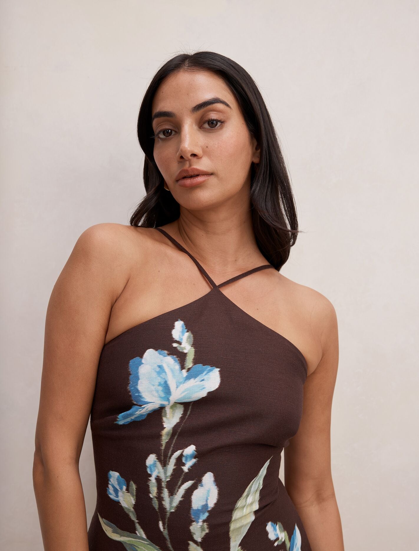 Beau Halter Neck Mini Dress Forever New