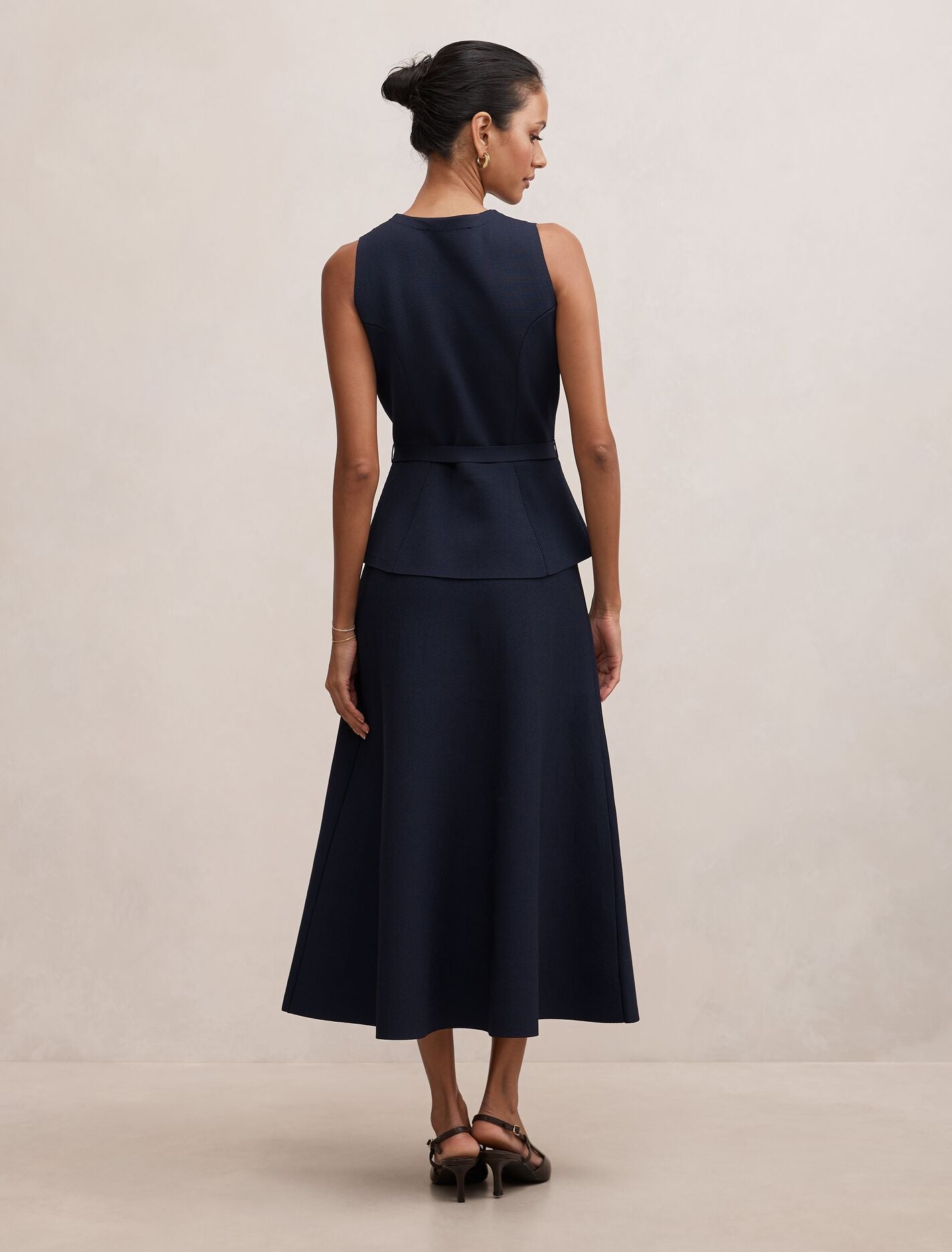 Amelia Petite Layered A-Line Midi Dress Forever New