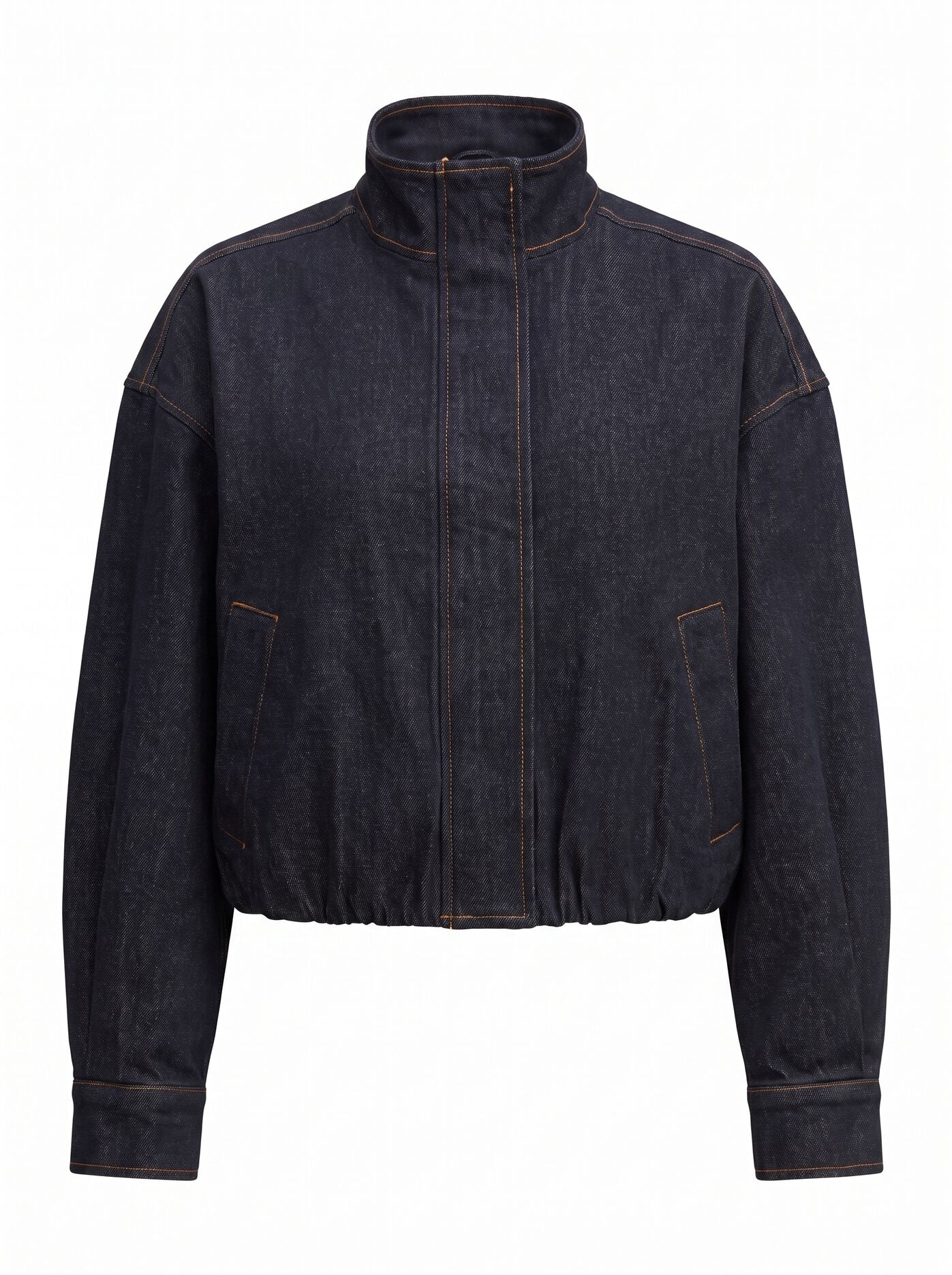Lola Funnel Neck Denim Jacket Forever New