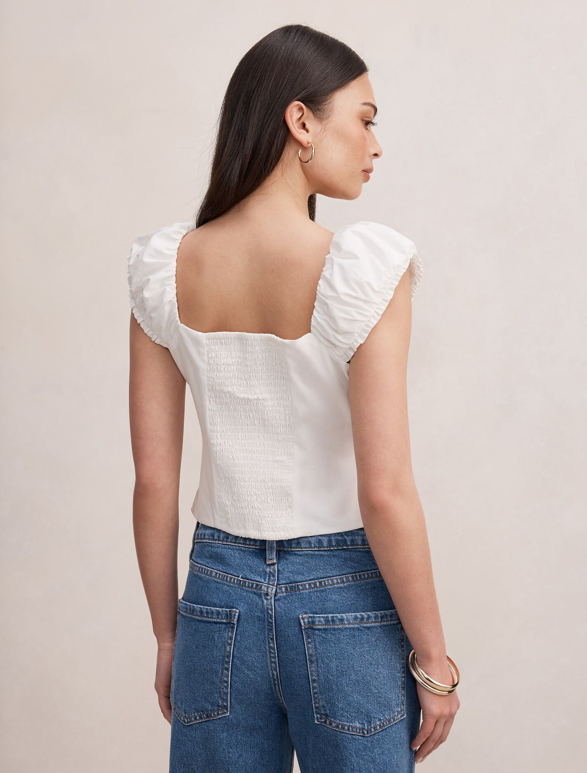 Alice Cotton Button Top Forever New