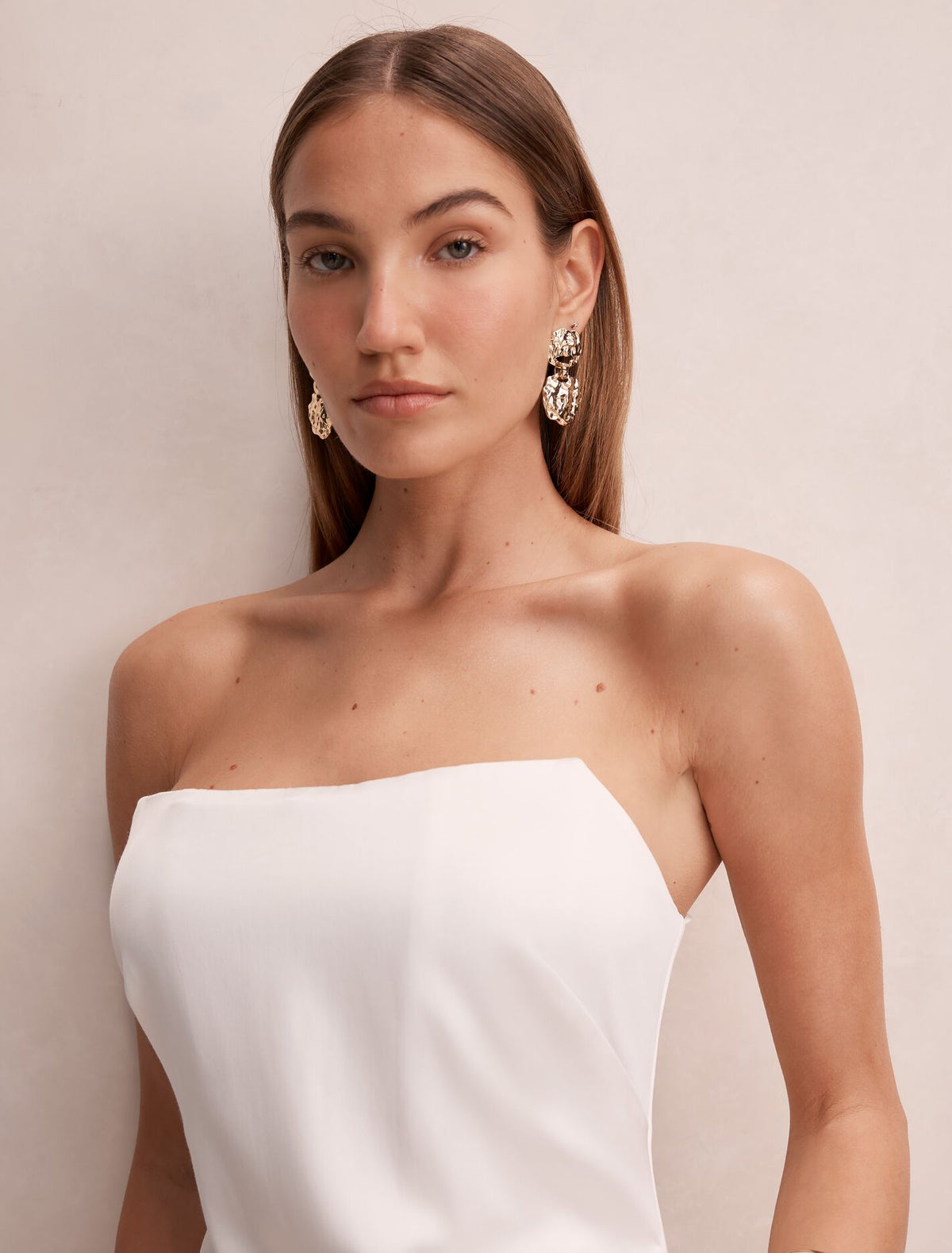 Ivana Strapless Midi Dress