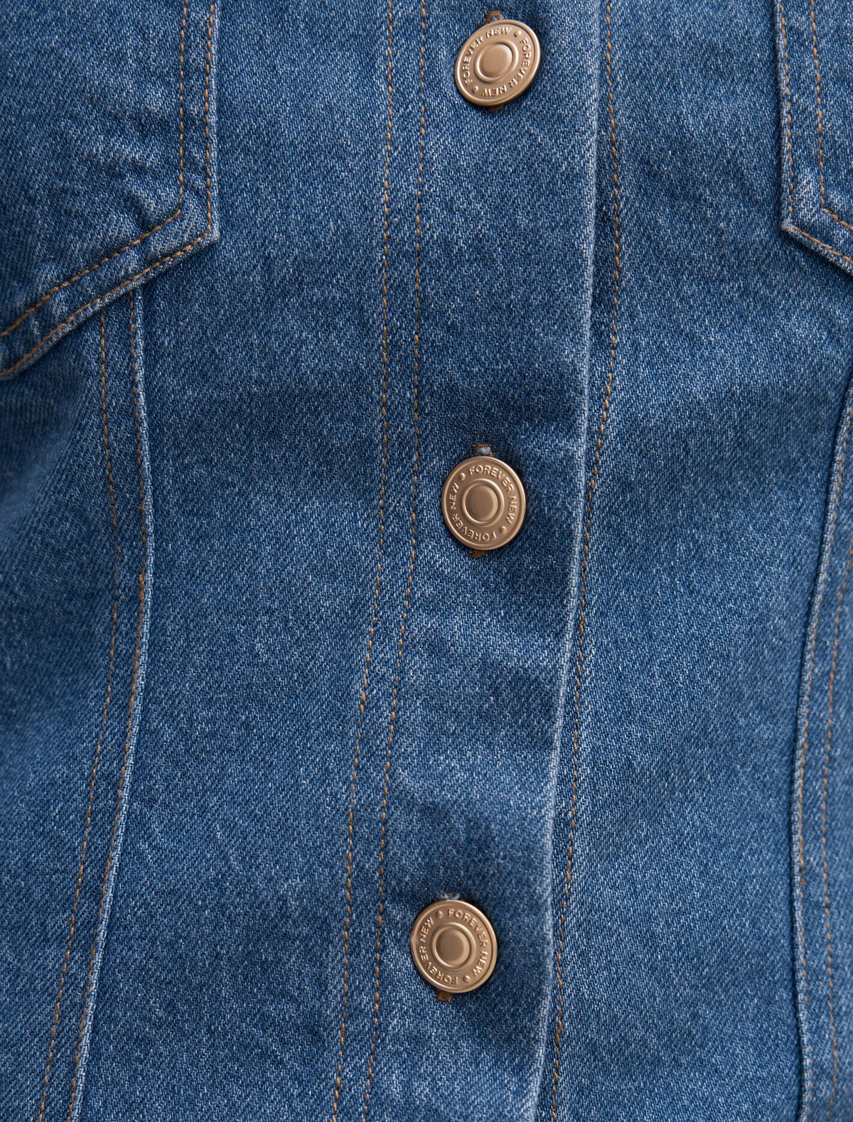 Sophia Mini Denim Shirt Dress Forever New