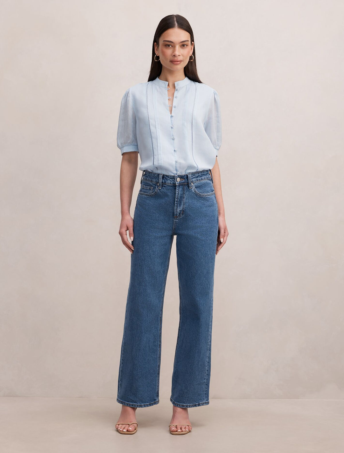 Skye Trim Detail Blouse Forever New