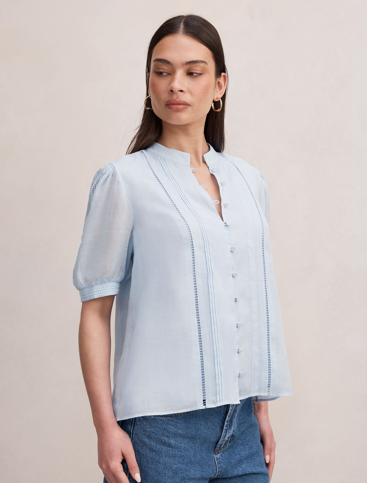 Skye Trim Detail Blouse Forever New