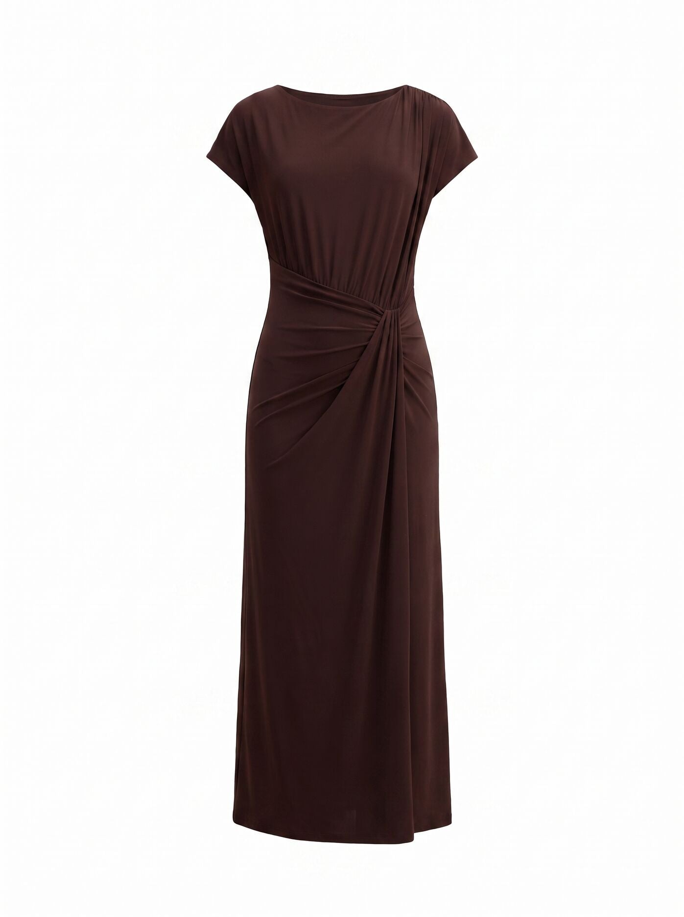 Lacie Draped Jersey Midi Dress Forever New