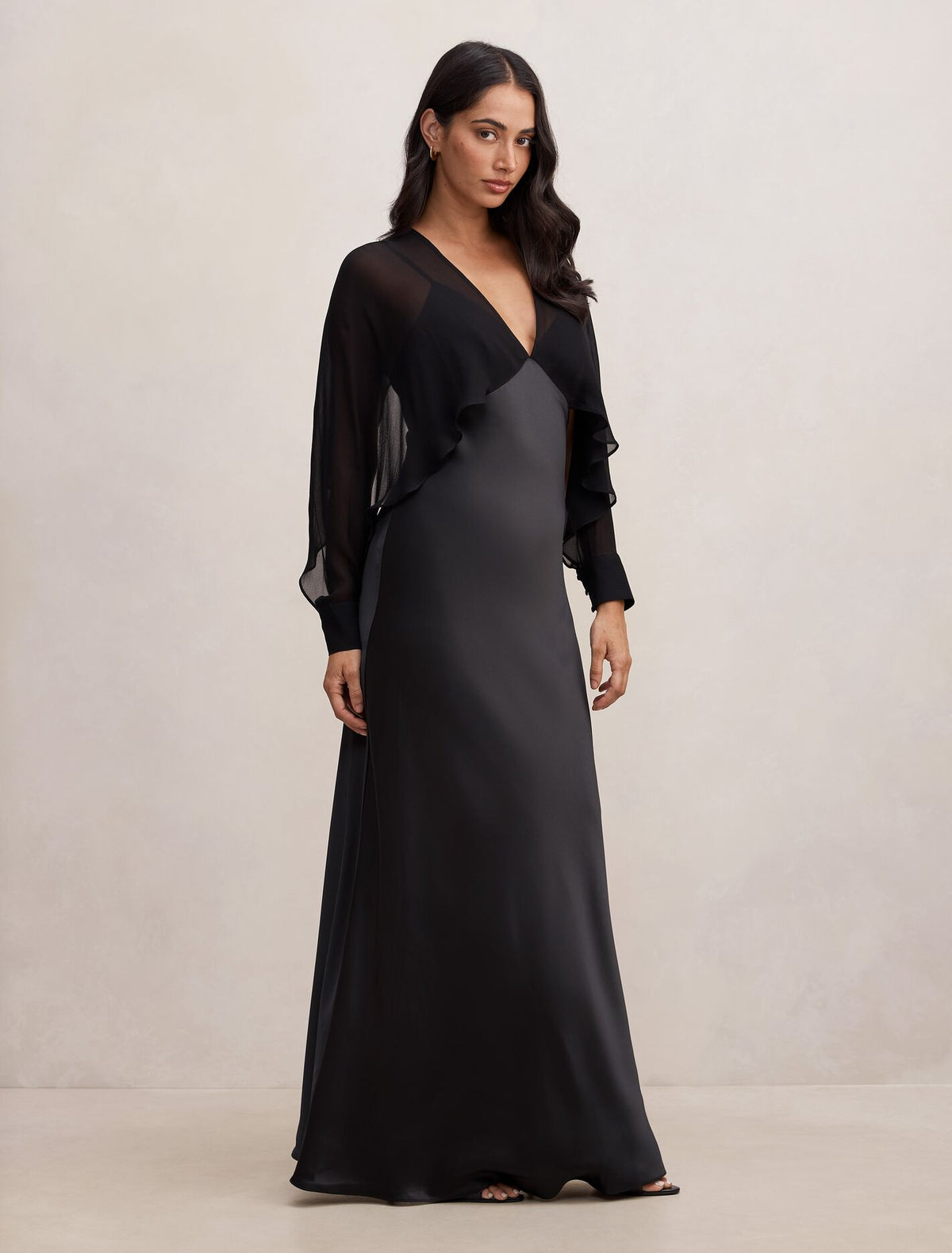Electra Sleeve Cape Maxi Dress Forever New