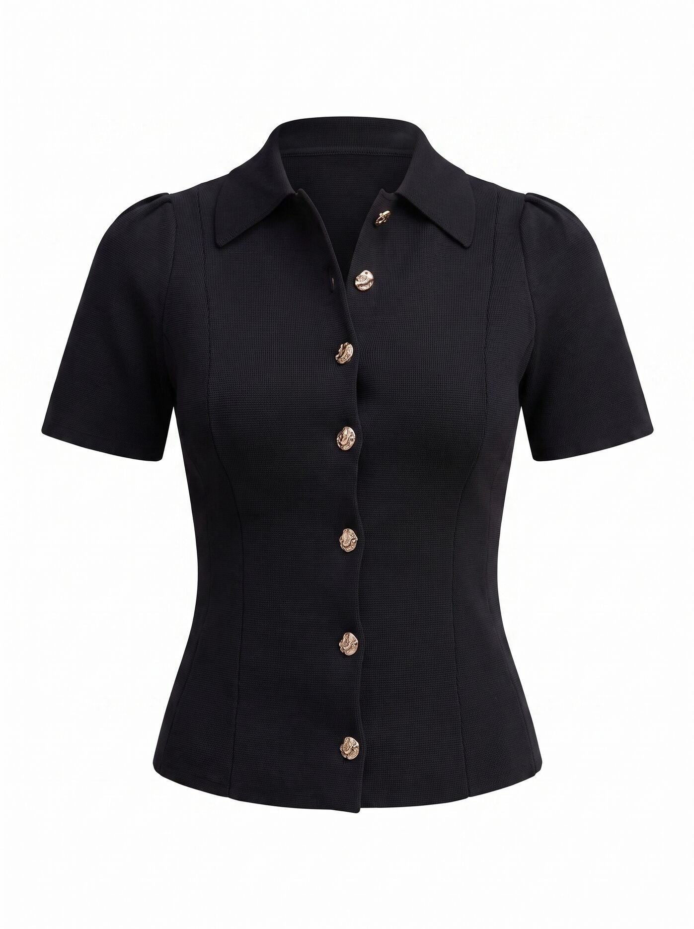 Esther Button Detail Knit Top Forever New